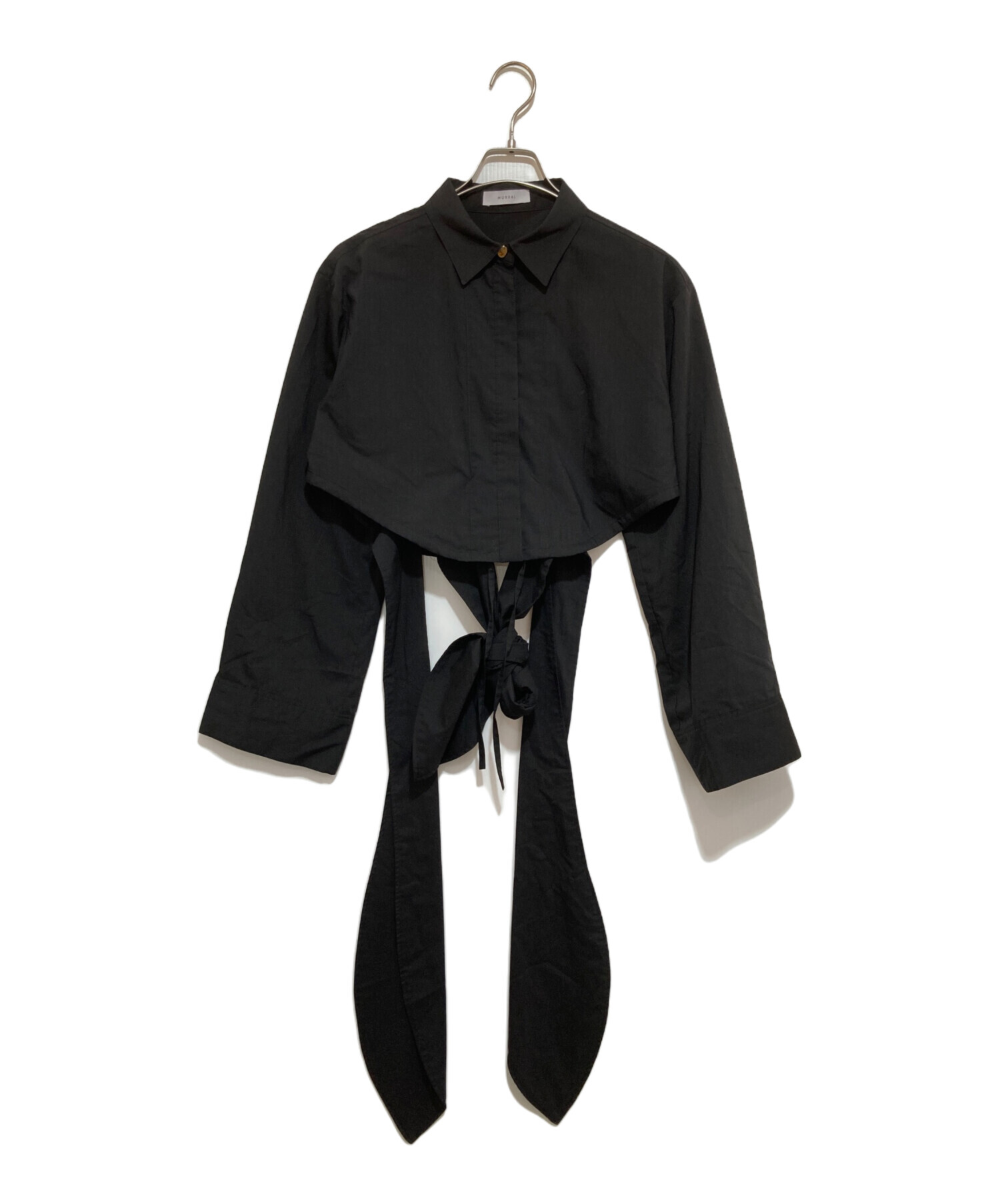 MURRAL ブラウス 中古・古着通販】MURRAL (ミューラル) Petal shirt ブラック サイズ