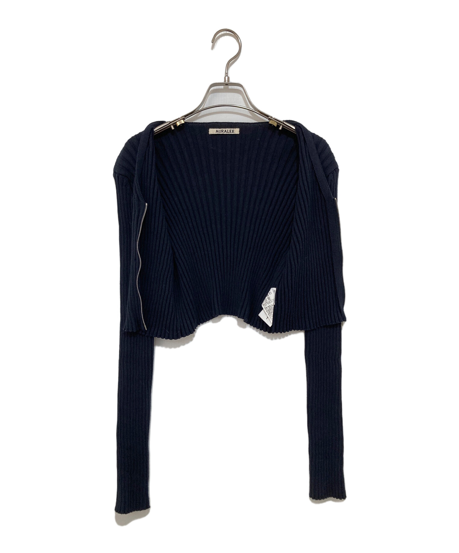 中古・古着通販】AURALEE (オーラリー) DRY COTTON WIDE RIB KNIT ZIP