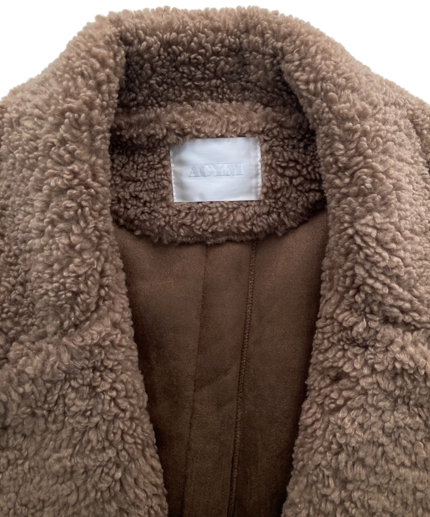 ジャケット・アウター acym Teddy boa long coat Teddy boa coat | ACYM ONLINE SHOP