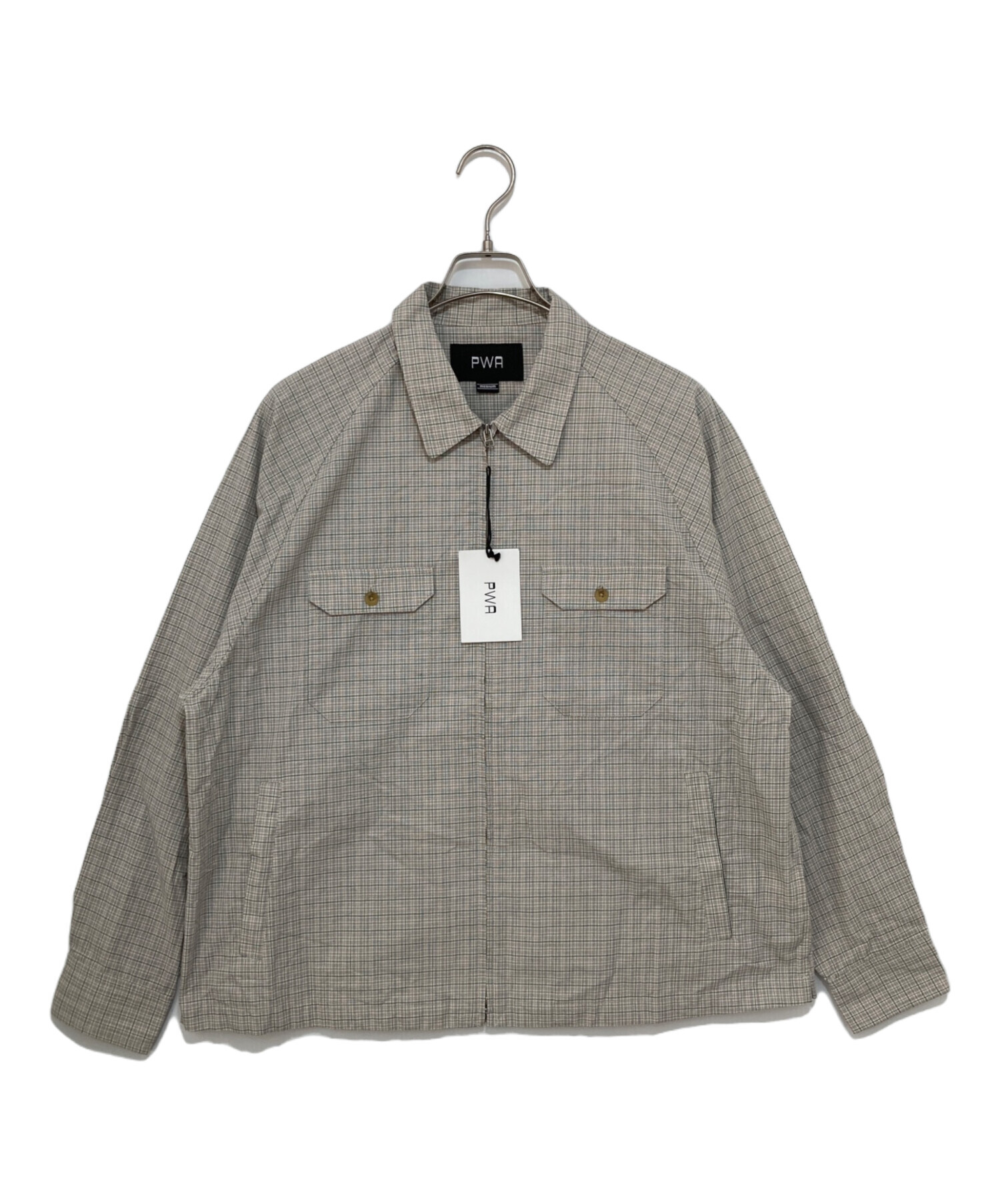 中古・古着通販】PWA (プア) DRY ZIP-UP SWING SHIRT ベージュ サイズ