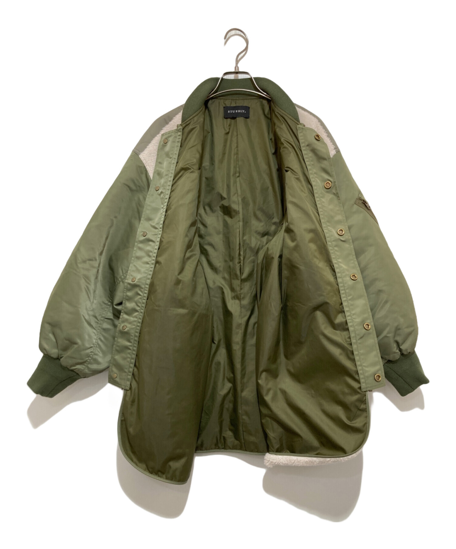 中古・古着通販】STUMBLY (スタンブリ―) Quilted Long MA-1 