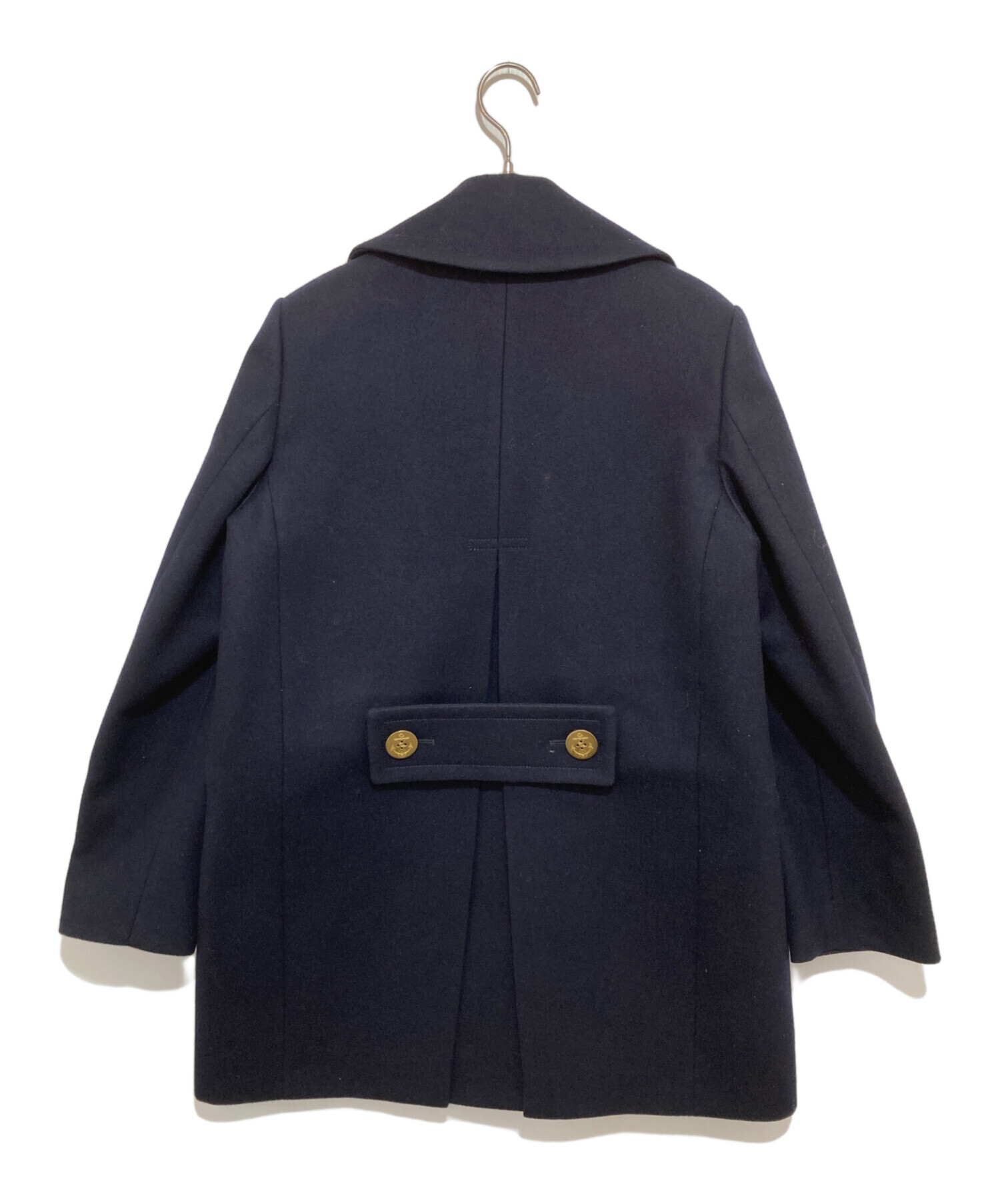 中古・古着通販】sacai (サカイ) WOOL MELTON MIX COAT ネイビー