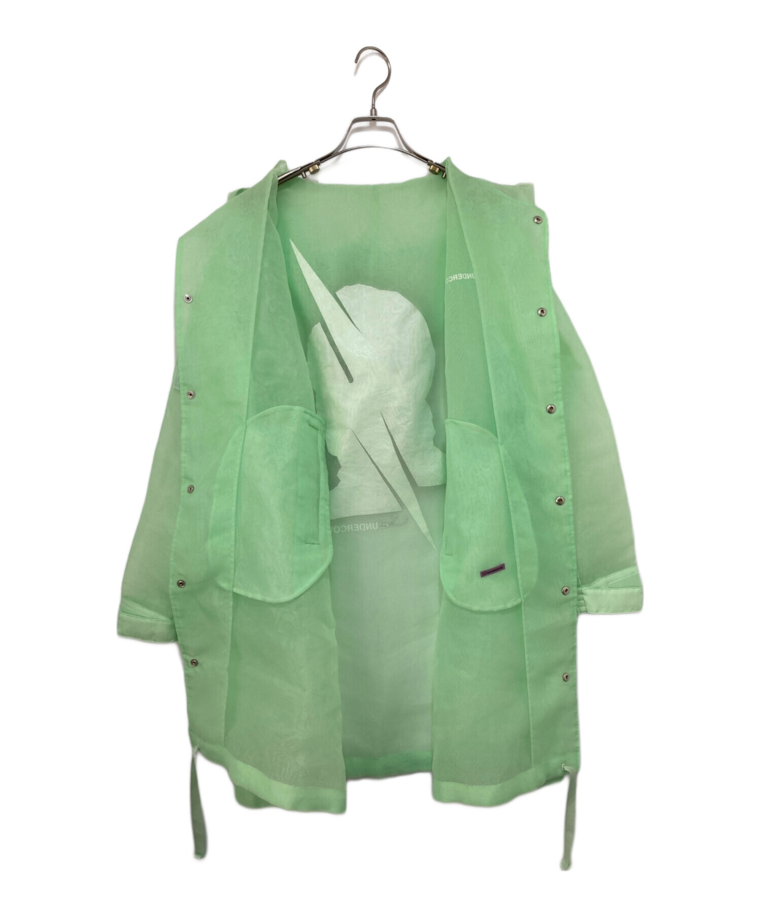 SueUNDERCOVERスーアンダーカバーシースルー バックプリントジャケット 中古・古着通販】SueUNDERCOVER (スーアンダーカバー) シースルー