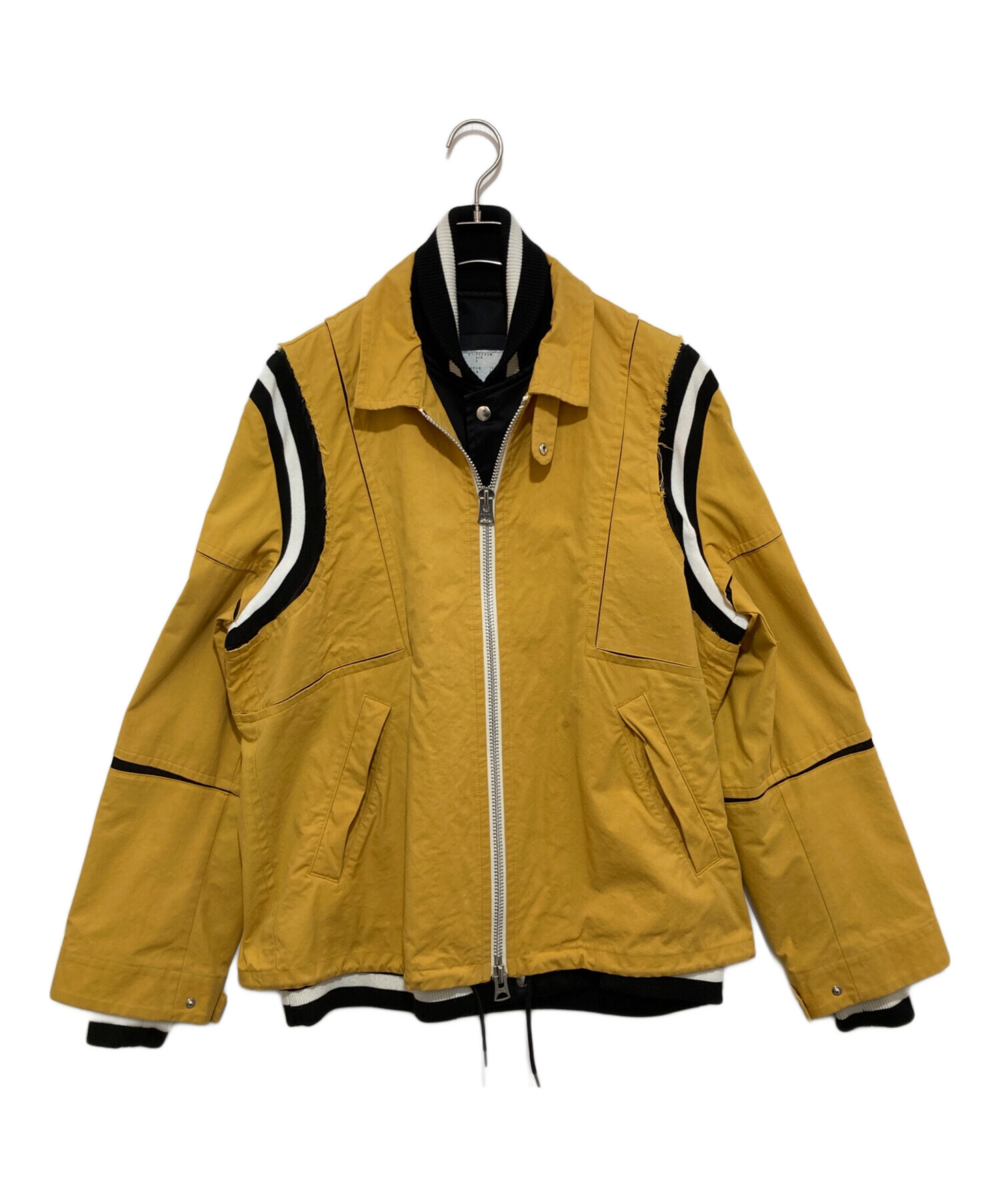 中古・古着通販】sacai (サカイ) オックスフォードブルゾン オレンジ