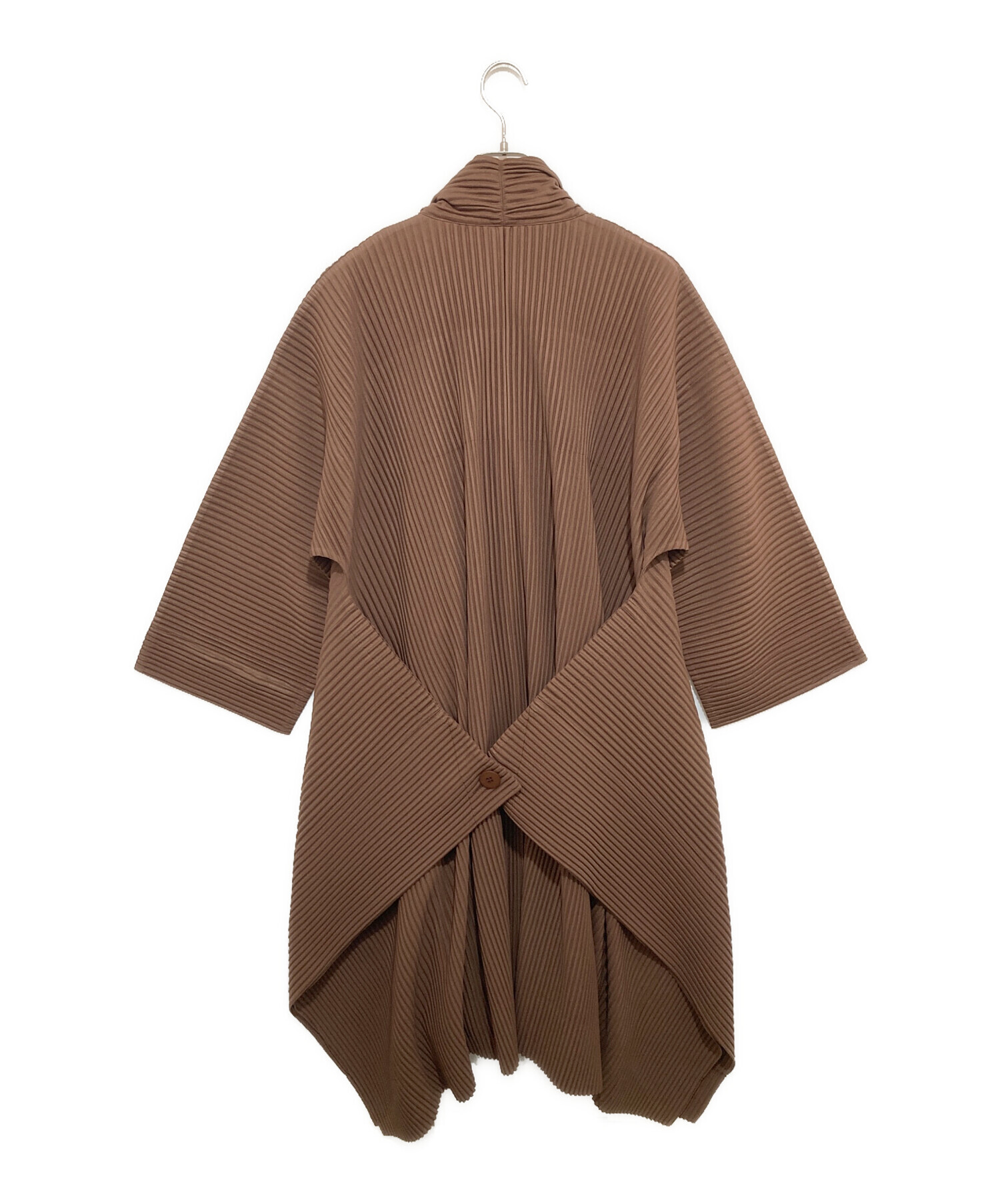 オムプリッセイッセイミヤケ セットアップ ブラウン サイズ1 中古・古着通販】HOMME PLISSE ISSEY MIYAKE (オムプリッセ イッセイ