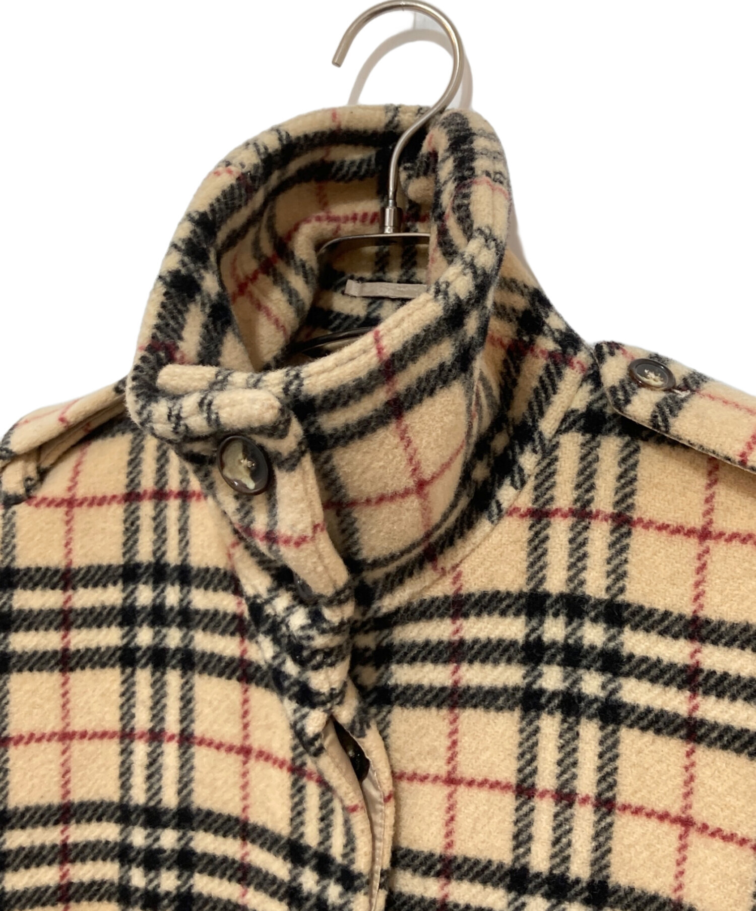 BURBERRYLONDON メガチェック　ウールコート ロングコート 中古・古着通販】BURBERRY LONDON (バーバリーロンドン) ノヴァ