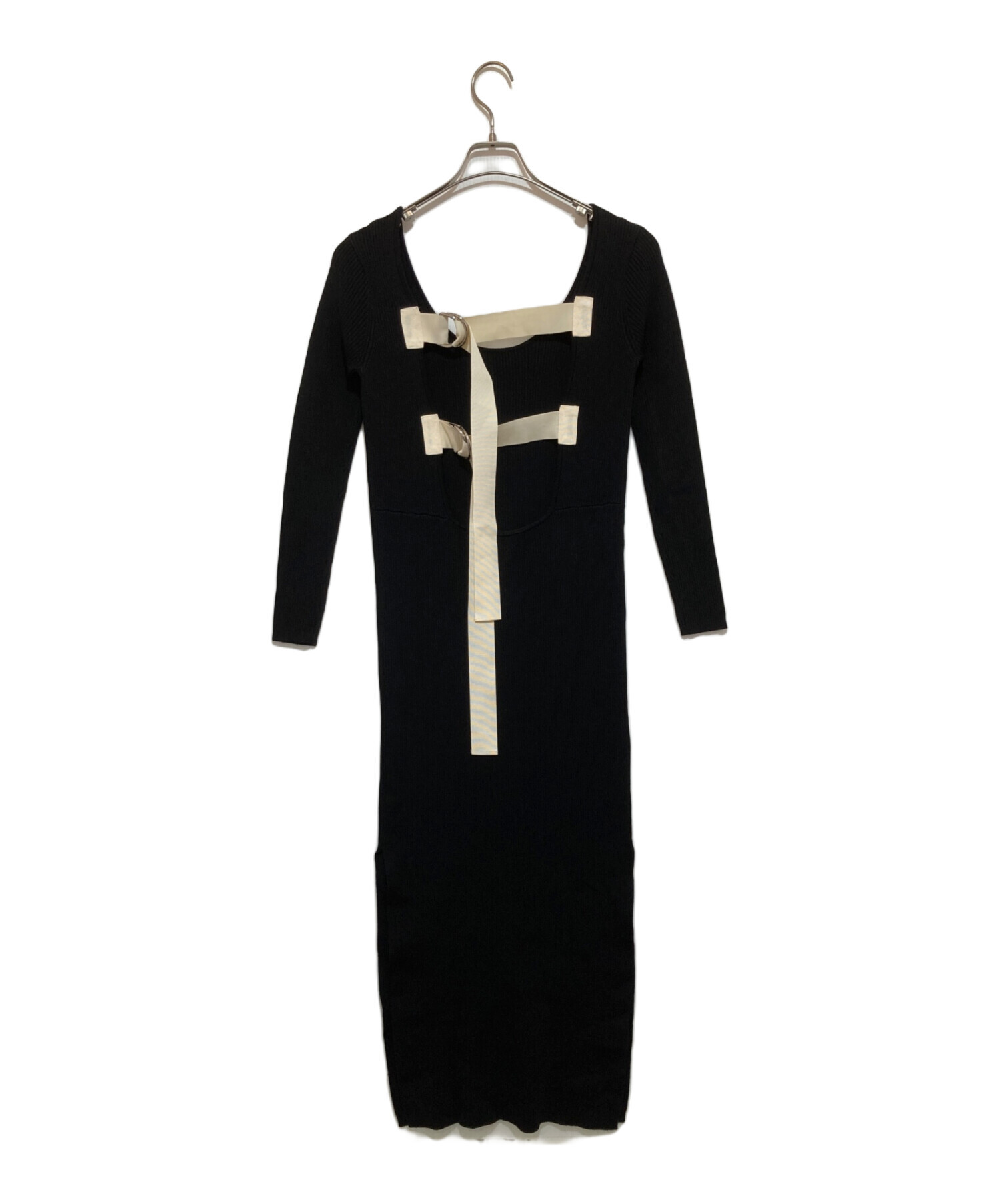 中古・古着通販】LEINWANDE (ラインヴァンド) Back Belted Knit 中古・古着通販】LEINWANDE (ラインヴァンド) Back Belted Knit