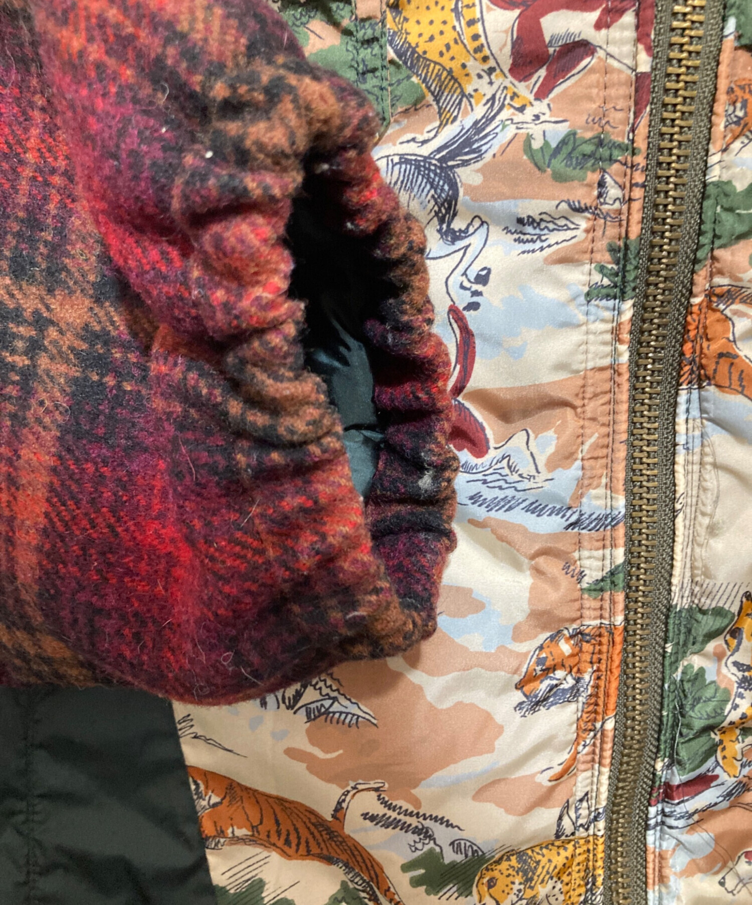 中古・古着通販】GUCCI (グッチ) Nylon Jacket with Feline