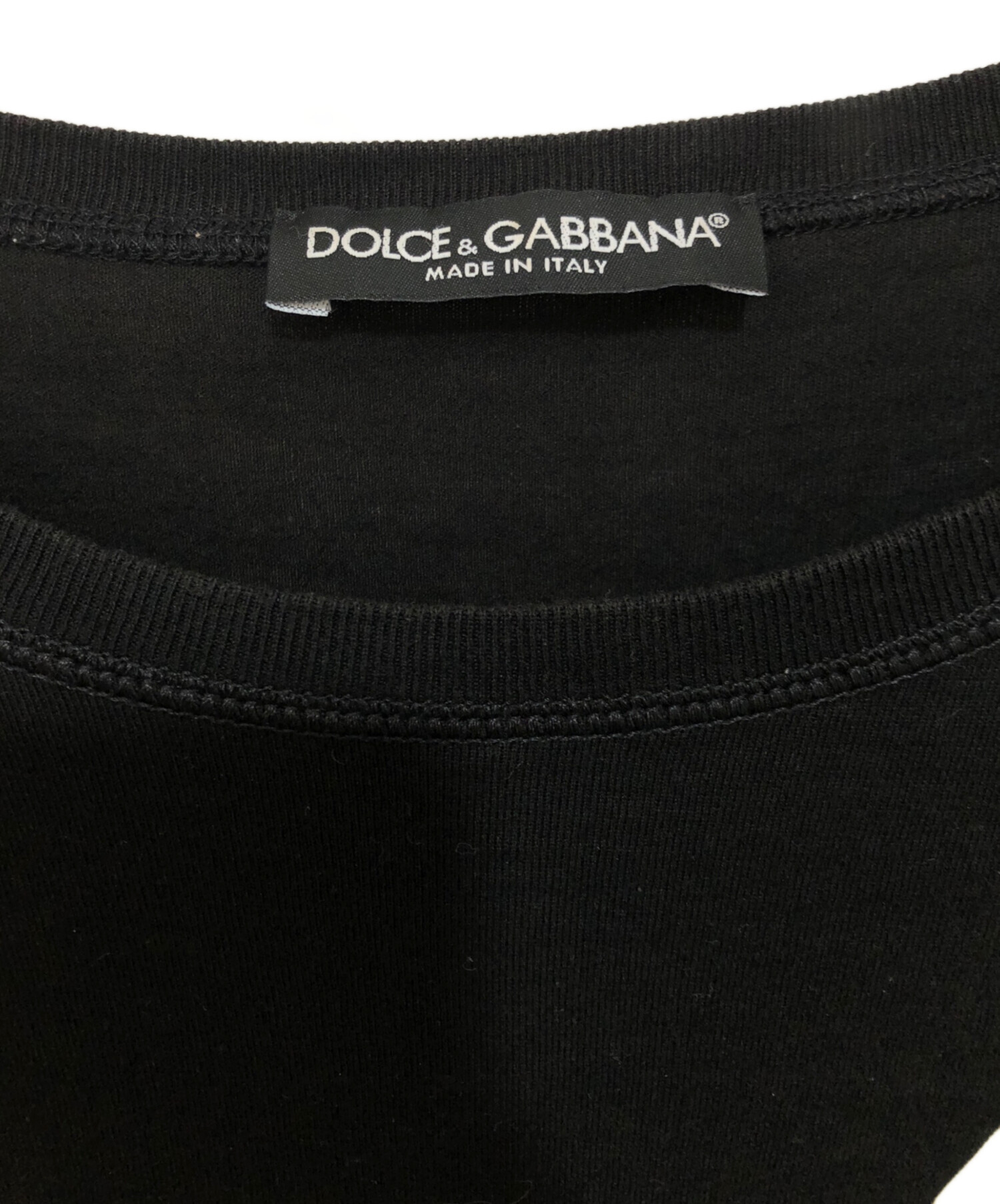【限定品】D&G×UNXD ドルチェ&ガッバーナ Tシャツ ブラック×ゴールド DOLCE&GABBANA - 【限定品】D&G×UNXD ドルチェ&ガッバーナ Tシャツ