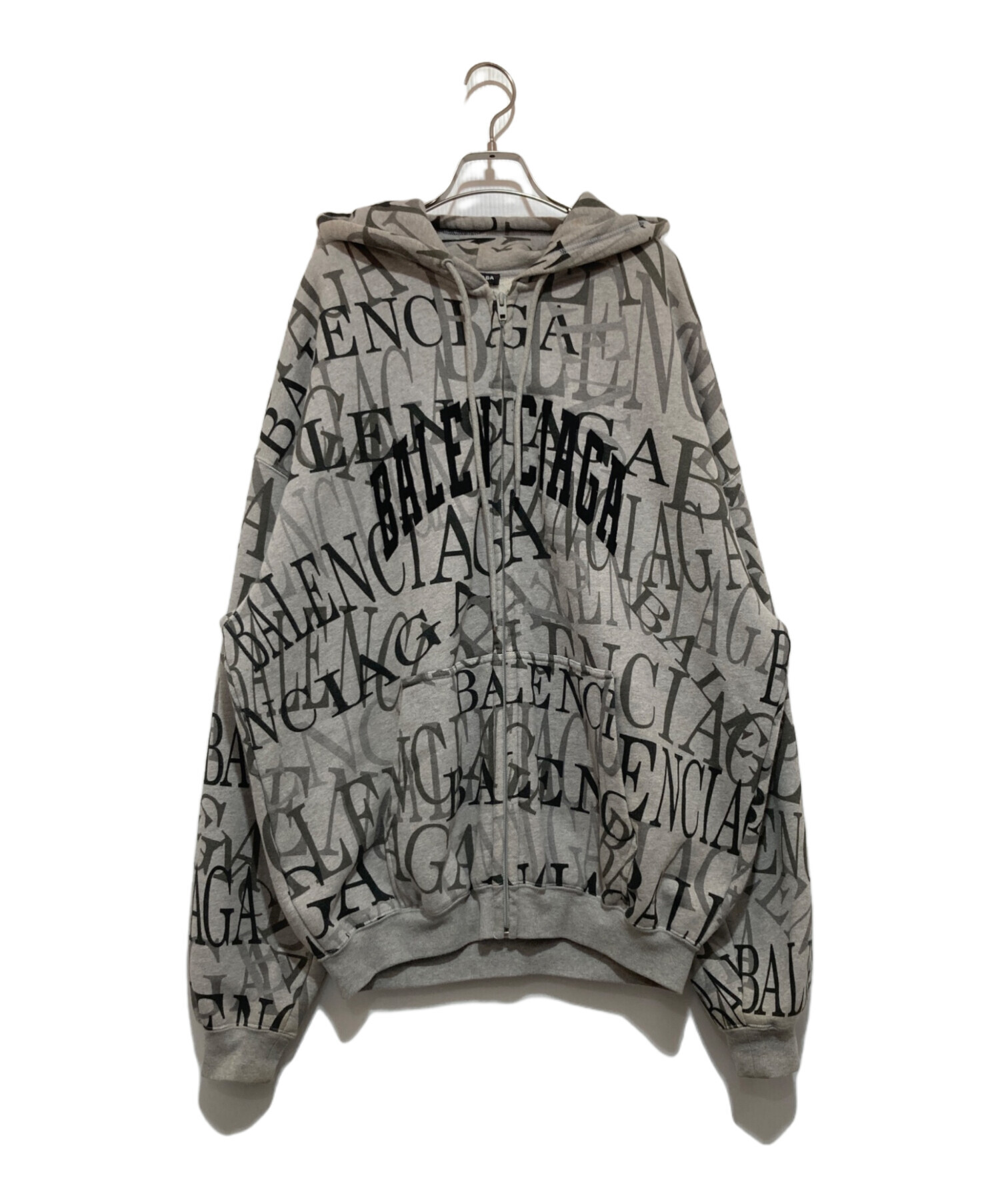 中古・古着通販】BALENCIAGA (バレンシアガ) 総柄アーチロゴジップ