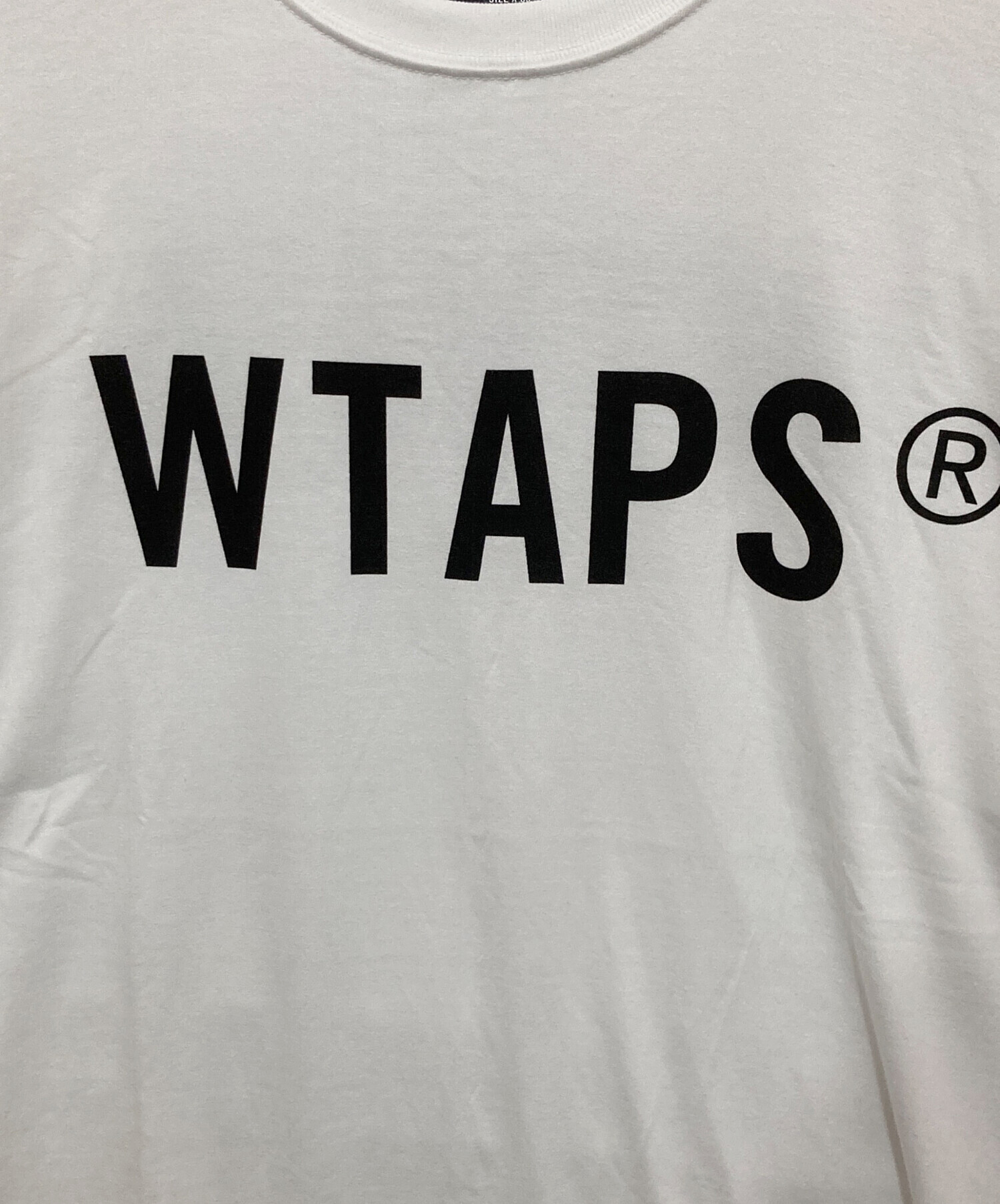 中古・古着通販】WTAPS (ダブルタップス) プリントTシャツ ホワイト 