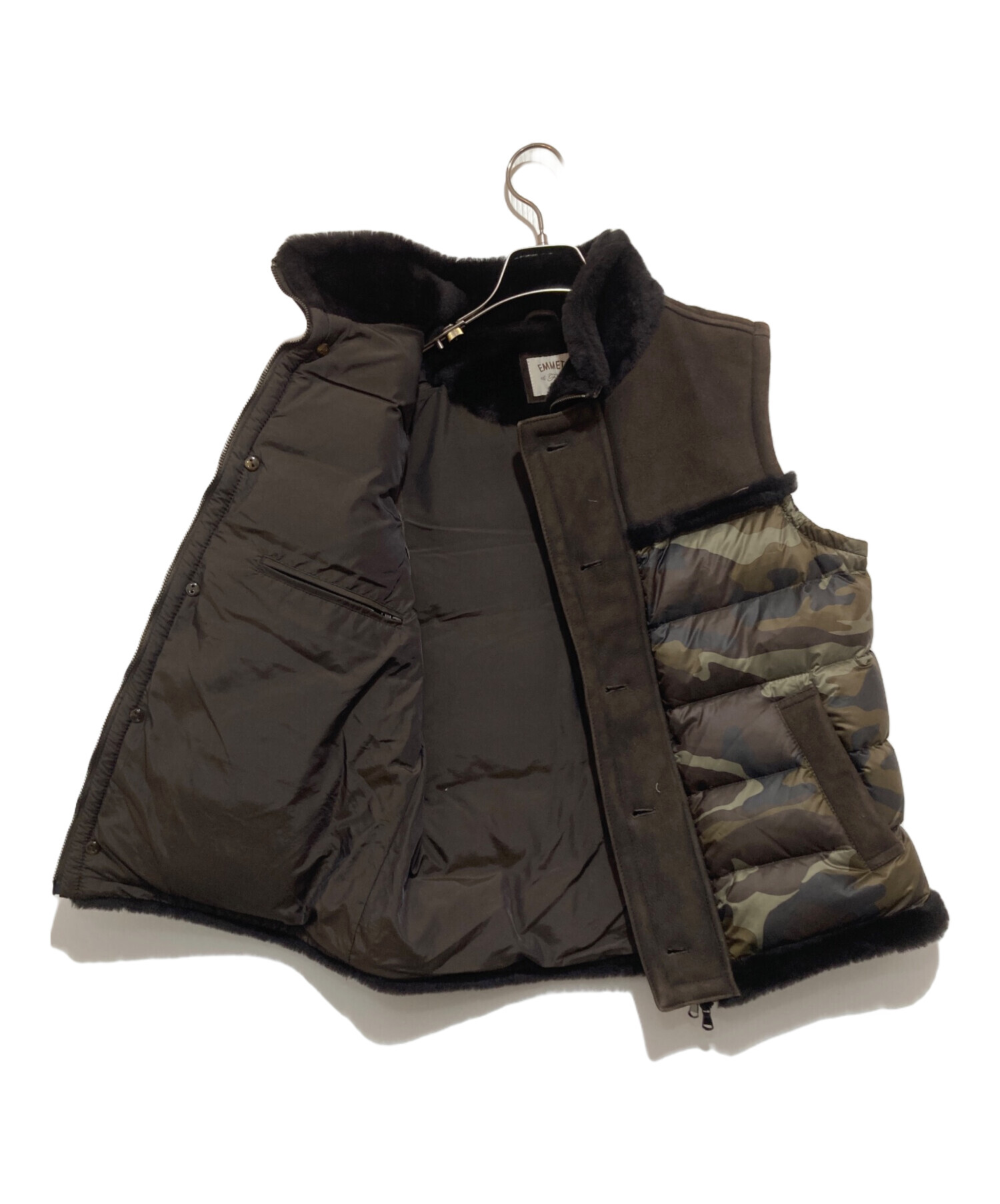 中古・古着通販】EMMETI (エンメティ) 迷彩ムートンダウンベスト