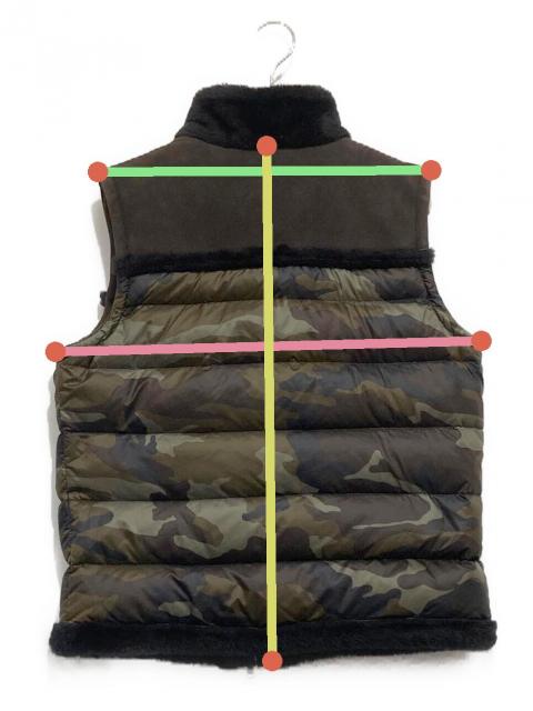 中古・古着通販】EMMETI (エンメティ) 迷彩ムートンダウンベスト