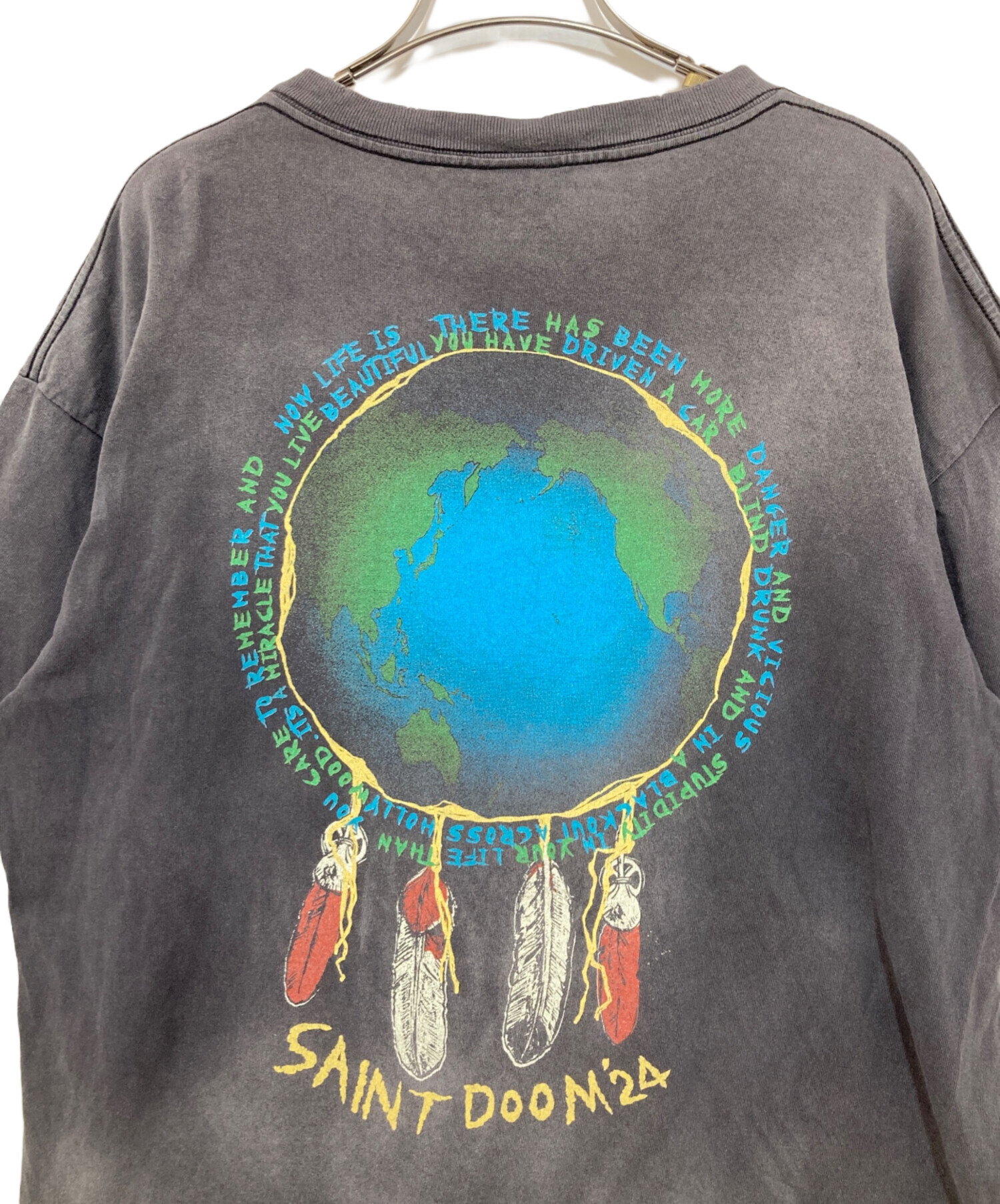SAINT MICHAEL HOLY GHOST プリント Tシャツ