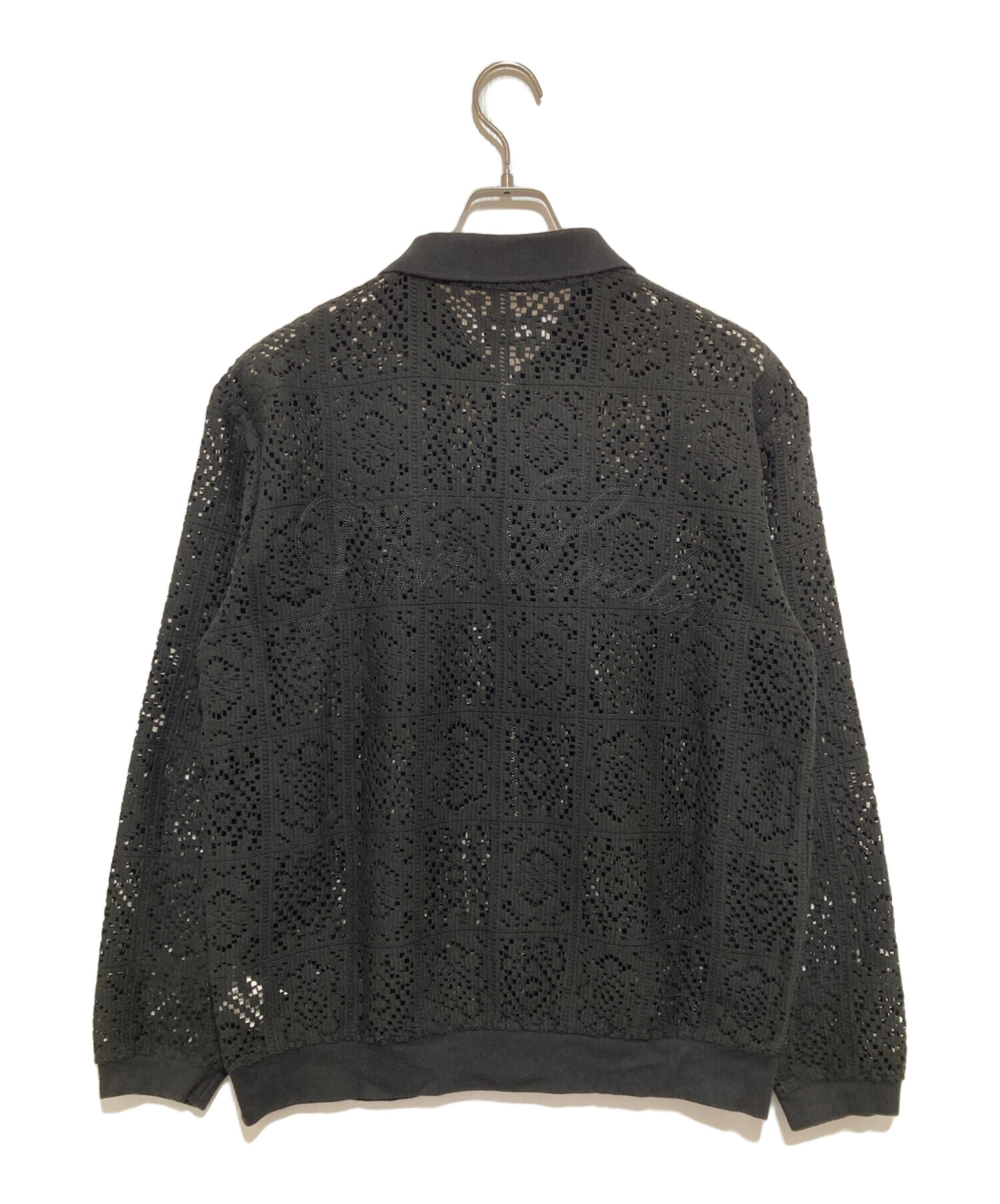 中古・古着通販】PALACE (パレス) Crochet Zip Longsleeve Polo