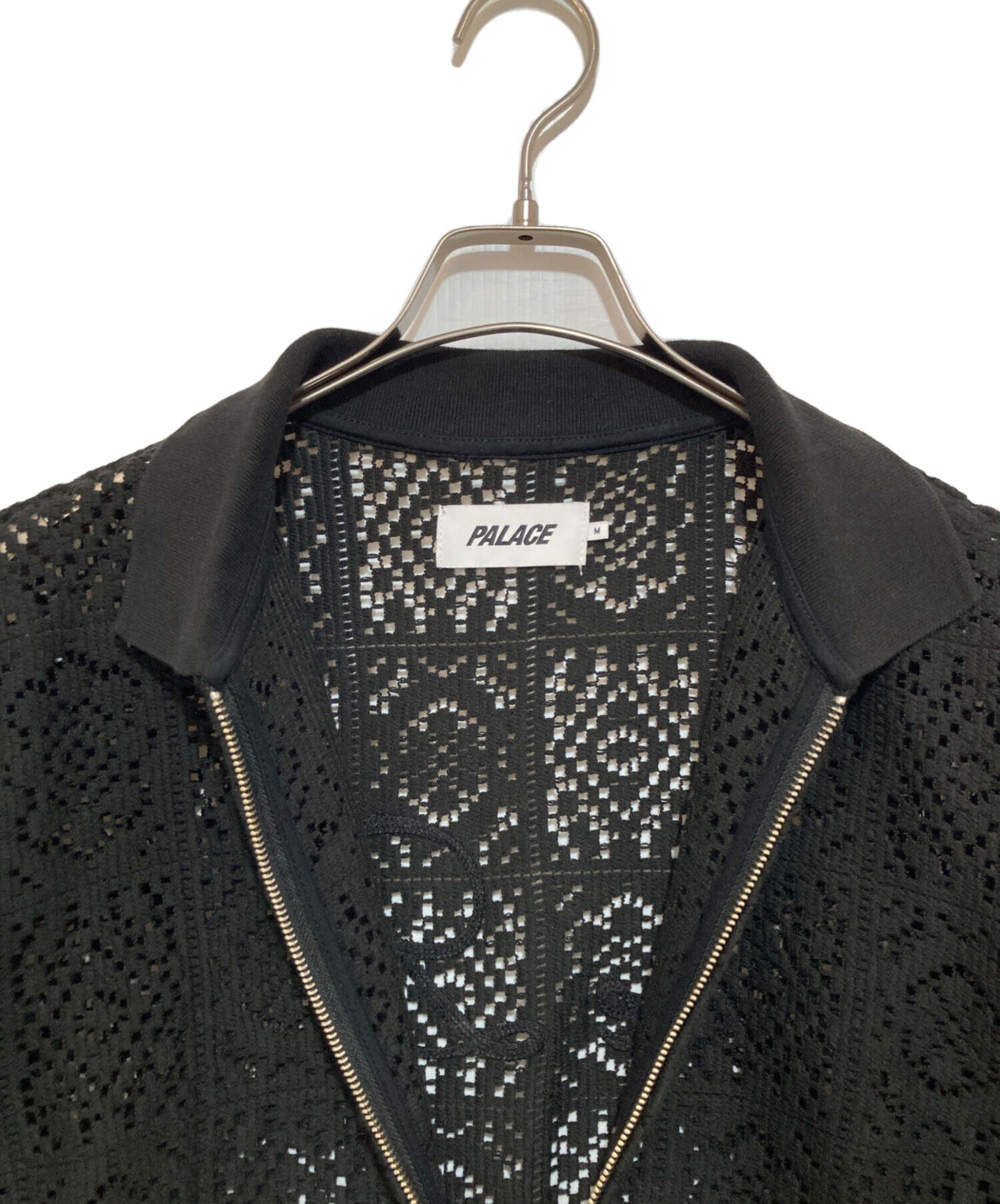 中古・古着通販】PALACE (パレス) Crochet Zip Longsleeve Polo