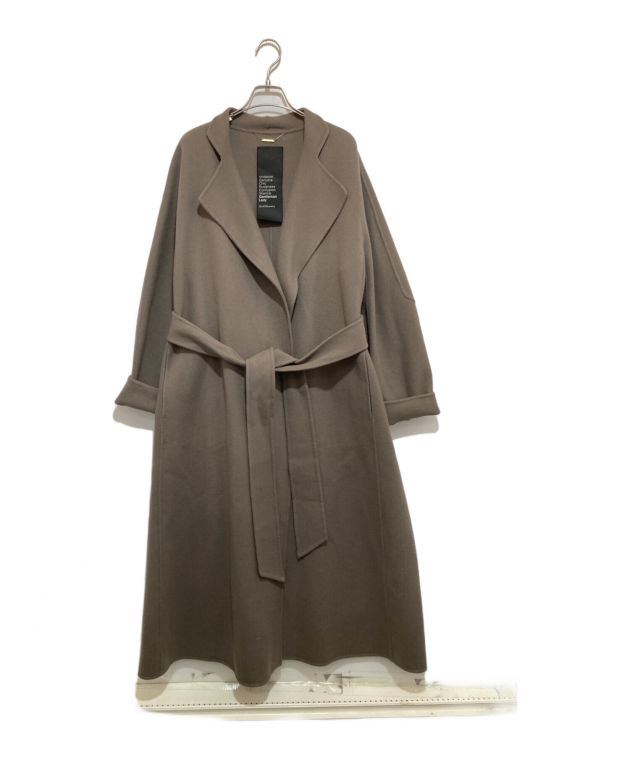 カオス　アールスーペリアノーカラーコート　グレー　ベージュ Chaos（カオス）の「アールスーペリアノーカラーコート