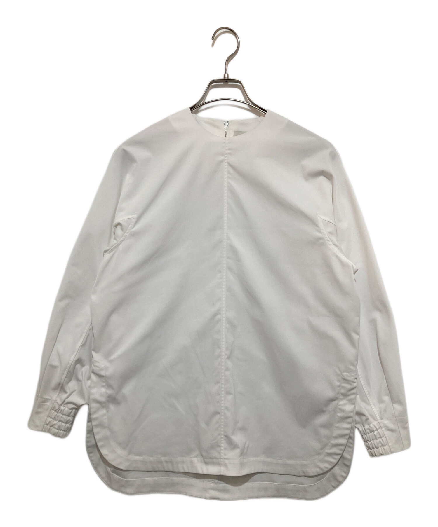 中古・古着通販】HYKE (ハイク) TASLAN TWL ブラウス ホワイト サイズ 