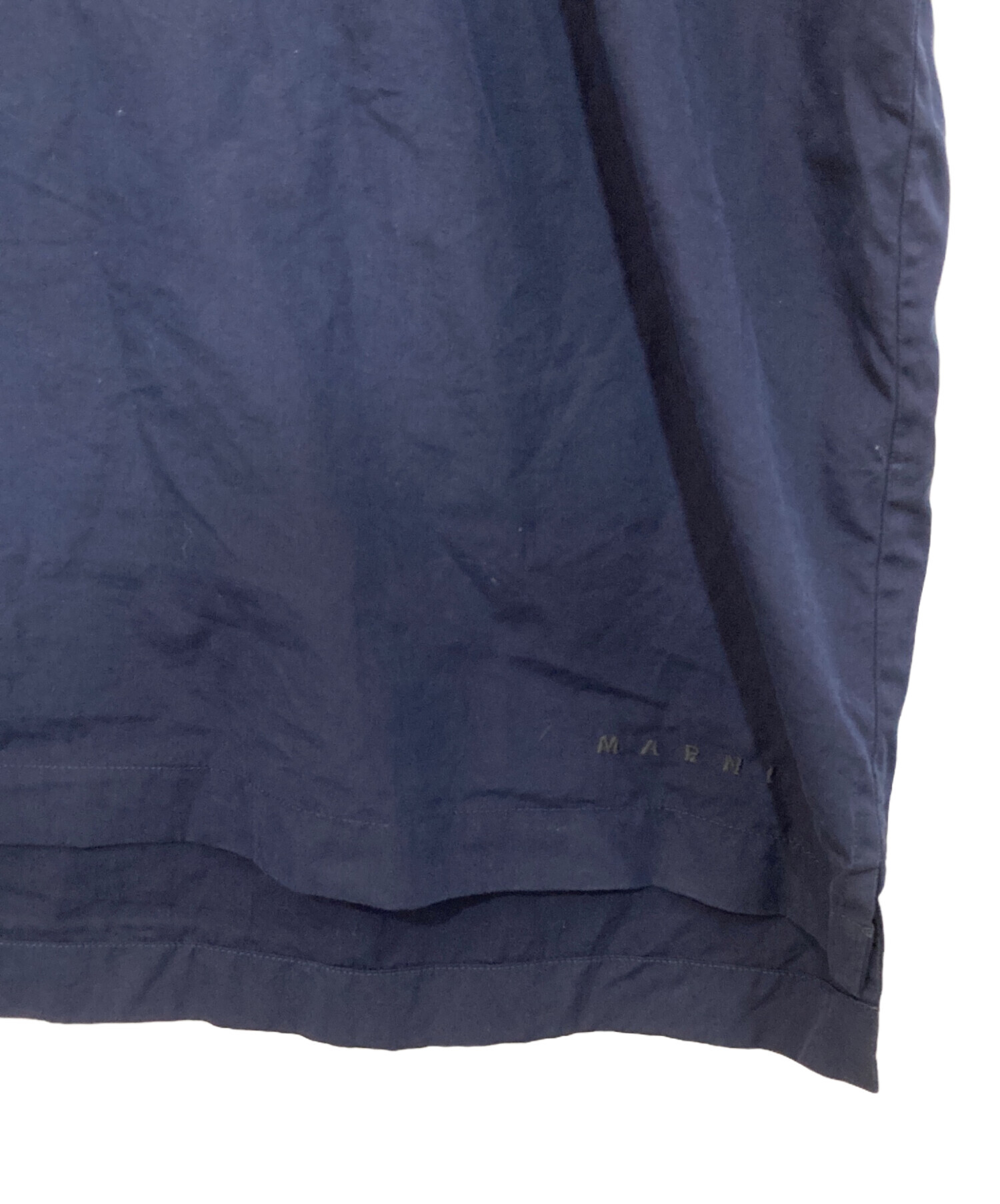 中古・古着通販】MARNI (マルニ) ポロシャツ ネイビー サイズ:48 