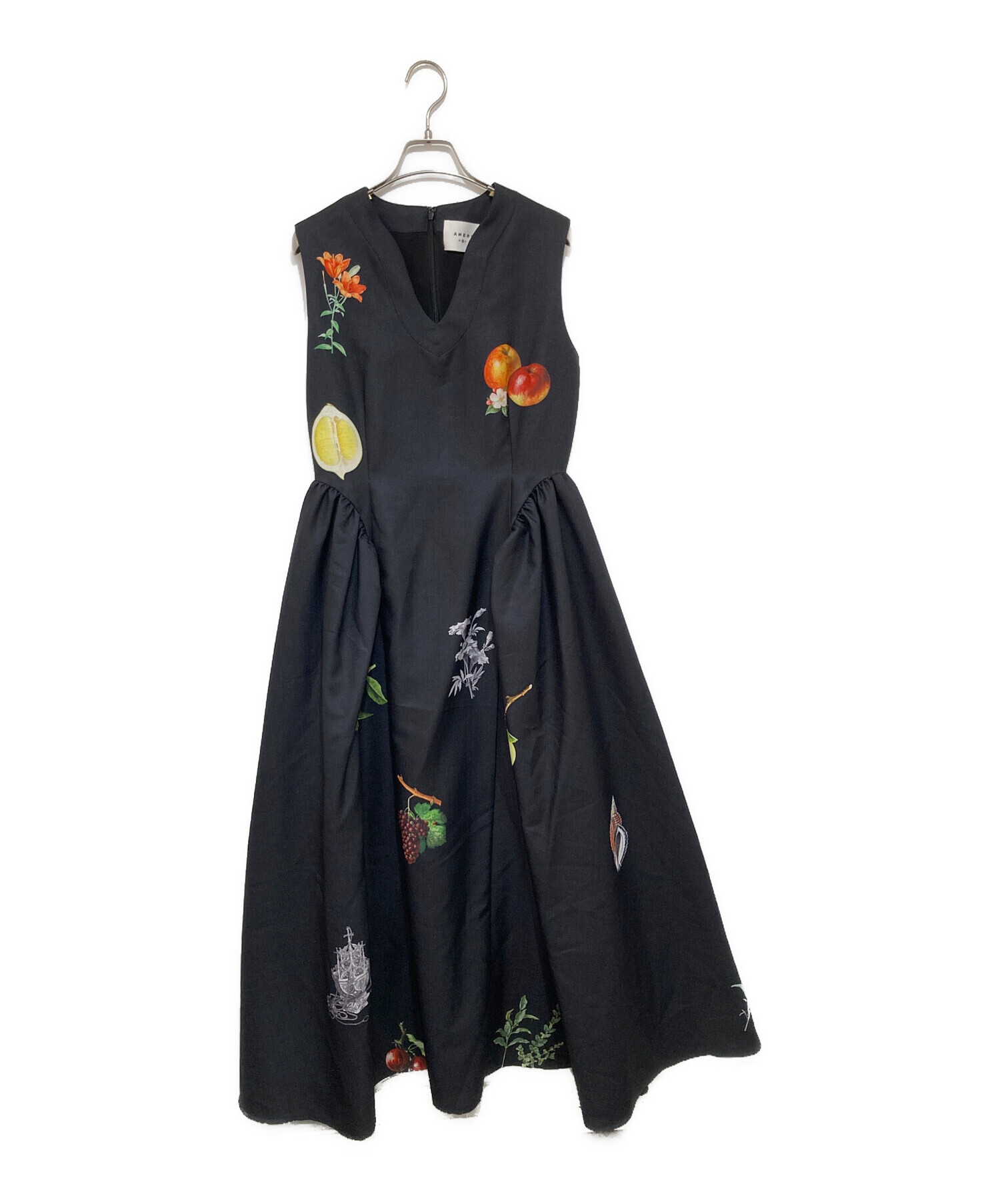 Ameri ELEANOR LINEN LIKE DRESS マキシドレス Ameri ELEANOR LINEN 