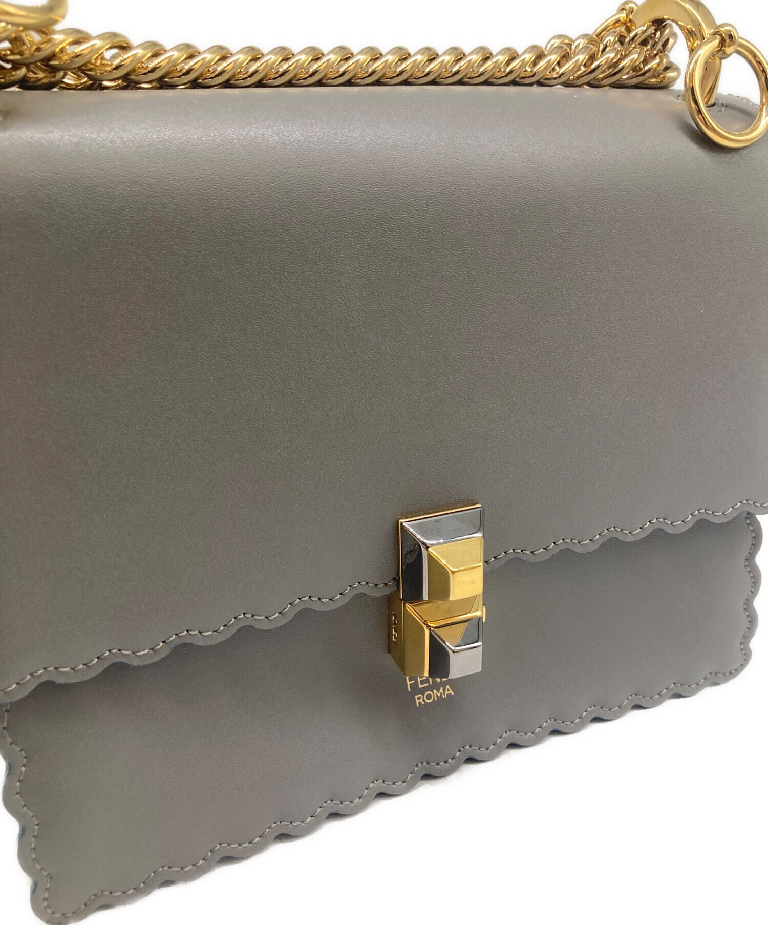 本物 フェンディ FENDI キャナイ チェーン ショルダーバッグ ポシェット レザー ブラウン 8M0381 Kan I バッグ 中古・ 楽天市場】フェンディ キャナイの通販