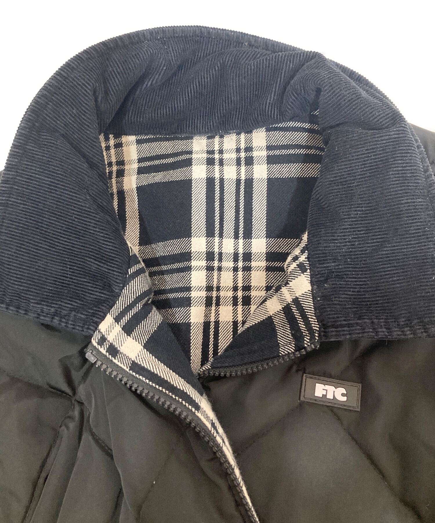 中古・古着通販】FTC (エフティーシー) REVERSIBLE PLAID PUFFY JACKET