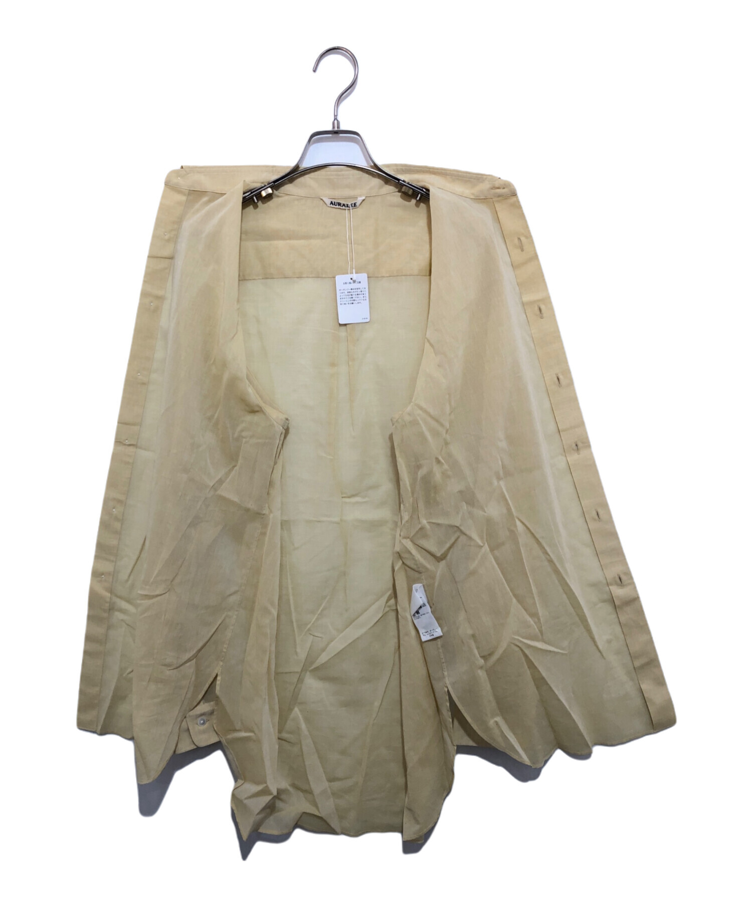 中古・古着通販】AURALEE (オーラリー) HARD TWIST FINX ORGANDY SHIRT