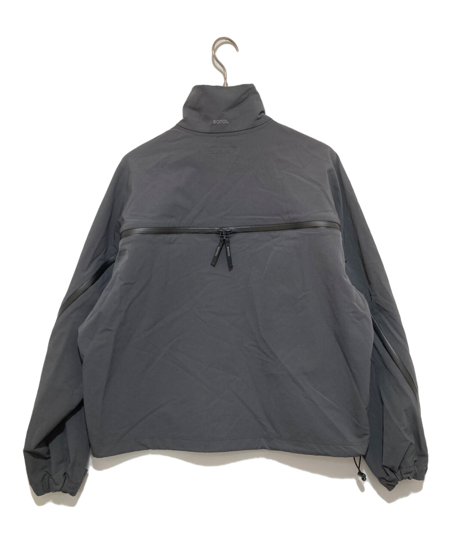 中古・古着通販】ROTOL (ロトル) HALF ZIP TOP グレー サイズ:2