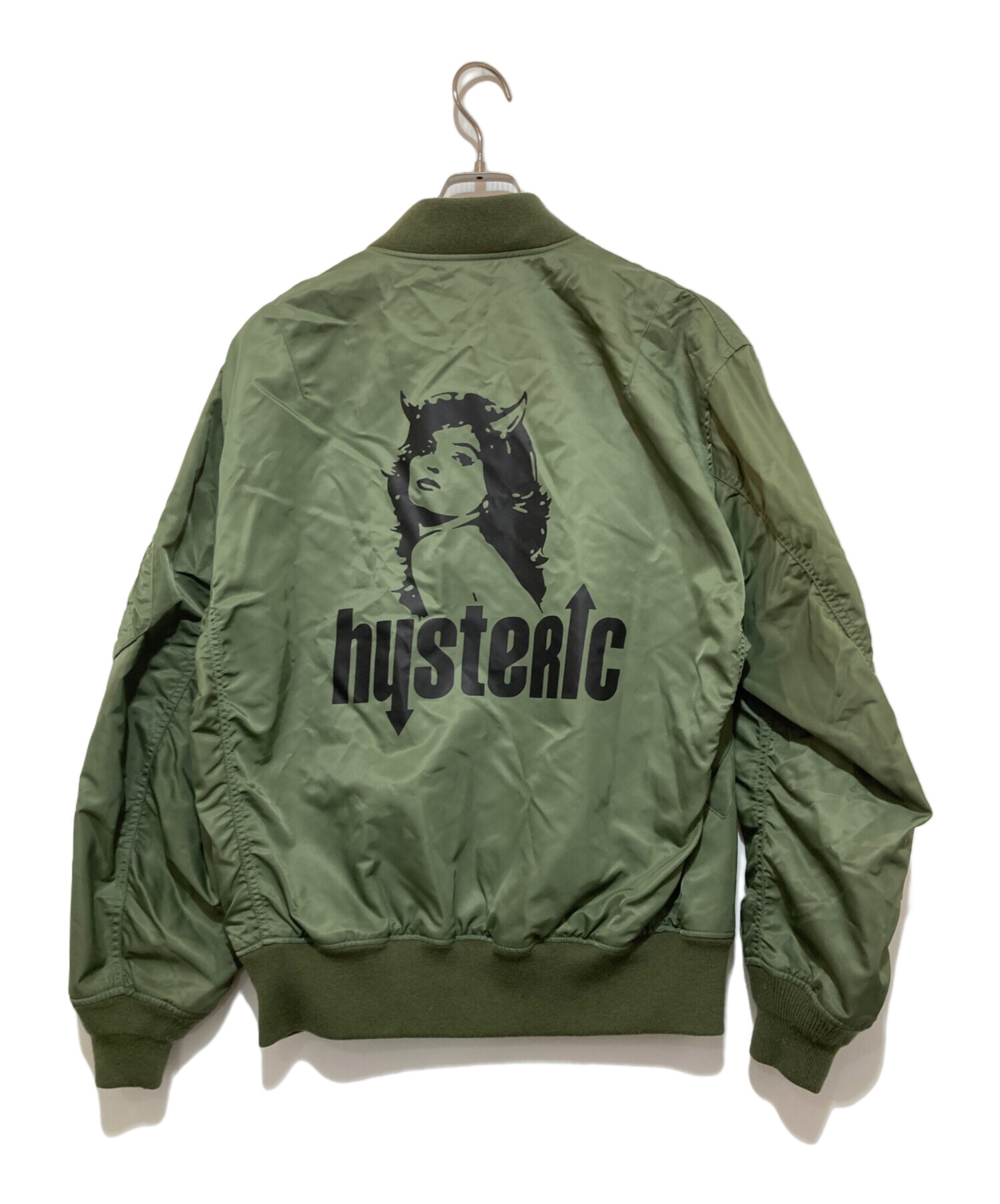 【美品】HYSTERIC GLAMOUR ジャケット バックプリントロゴ 古着 中古・古着通販】Hysteric Glamour (ヒステリックグラマー) フライト