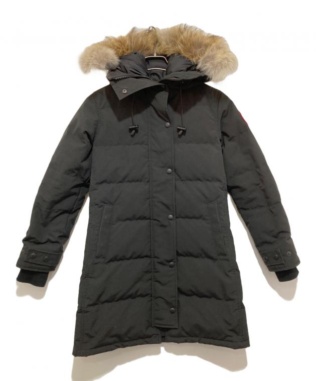 【中古】カナダグース シェルバーン パーカ フュージョンフィット ヘリテージ ダウンジャケット XS 黒 3802L 中古・古着通販】CANADA GOOSE (カナダグース) Shelburne Parka Fusion