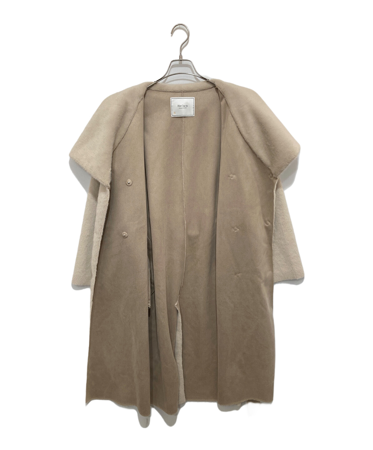 中古・古着通販】Her lip to (ハーリップトゥ) Grace Wrap Coat 