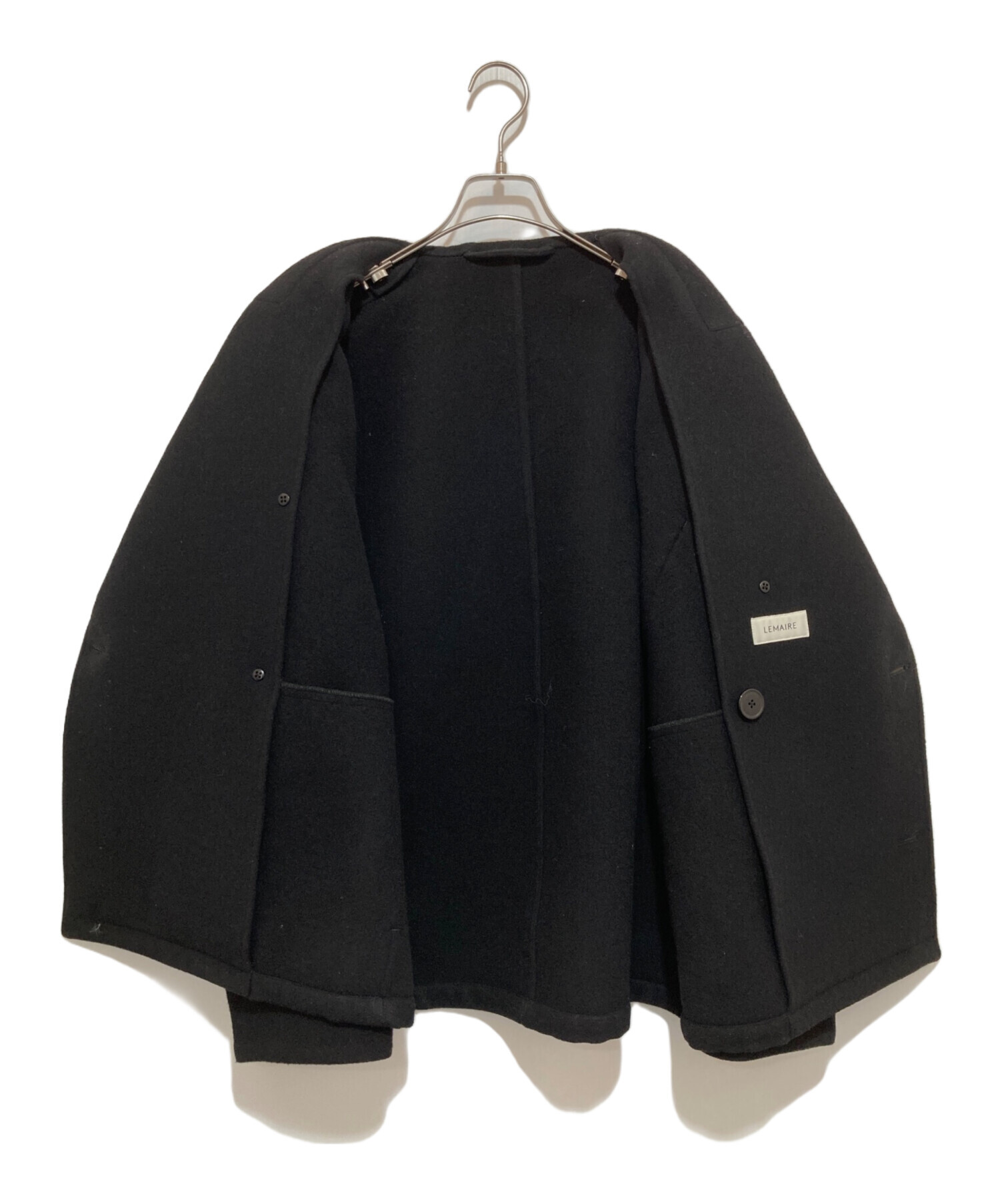 中古・古着通販】LEMAIRE (ルメール) DISPATCH PEACOAT ブラック