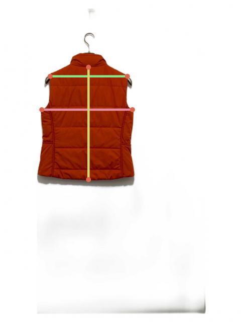 中古・古着通販】HERMES (エルメス) ナイロンベスト オレンジ サイズ:S