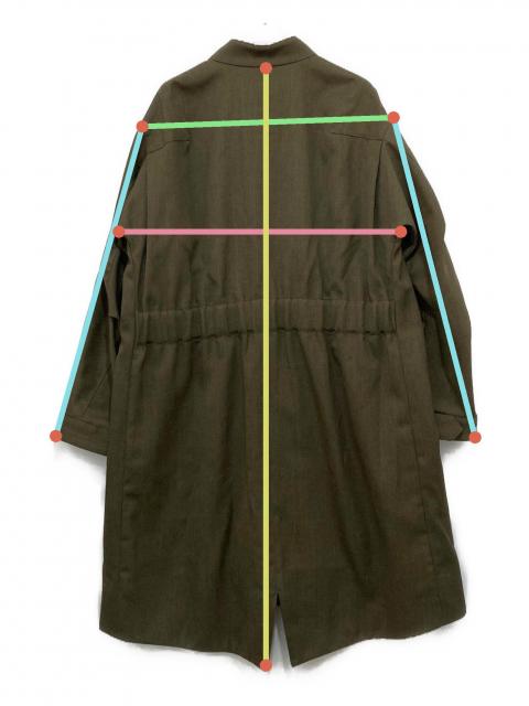 中古・古着通販】OVERCOAT (オーバーコート) wool serge mods coat in