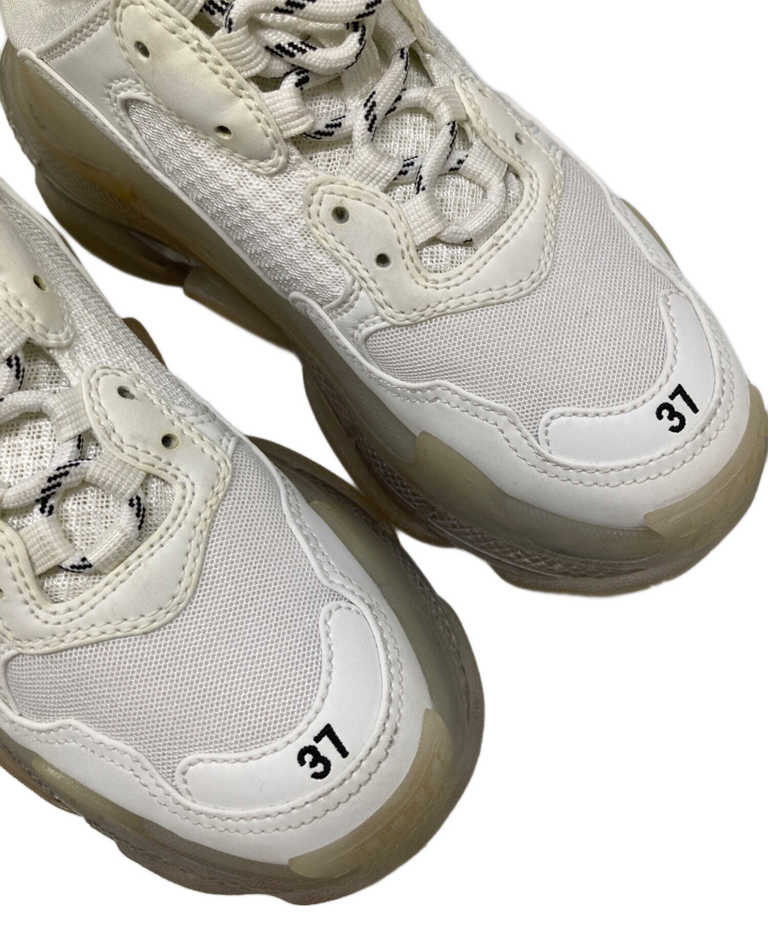 S*y様 BALENCIAGA スニーカー サイズ37 ホワイト BALENCIAGA ホワイトスニーカー 37サイズ