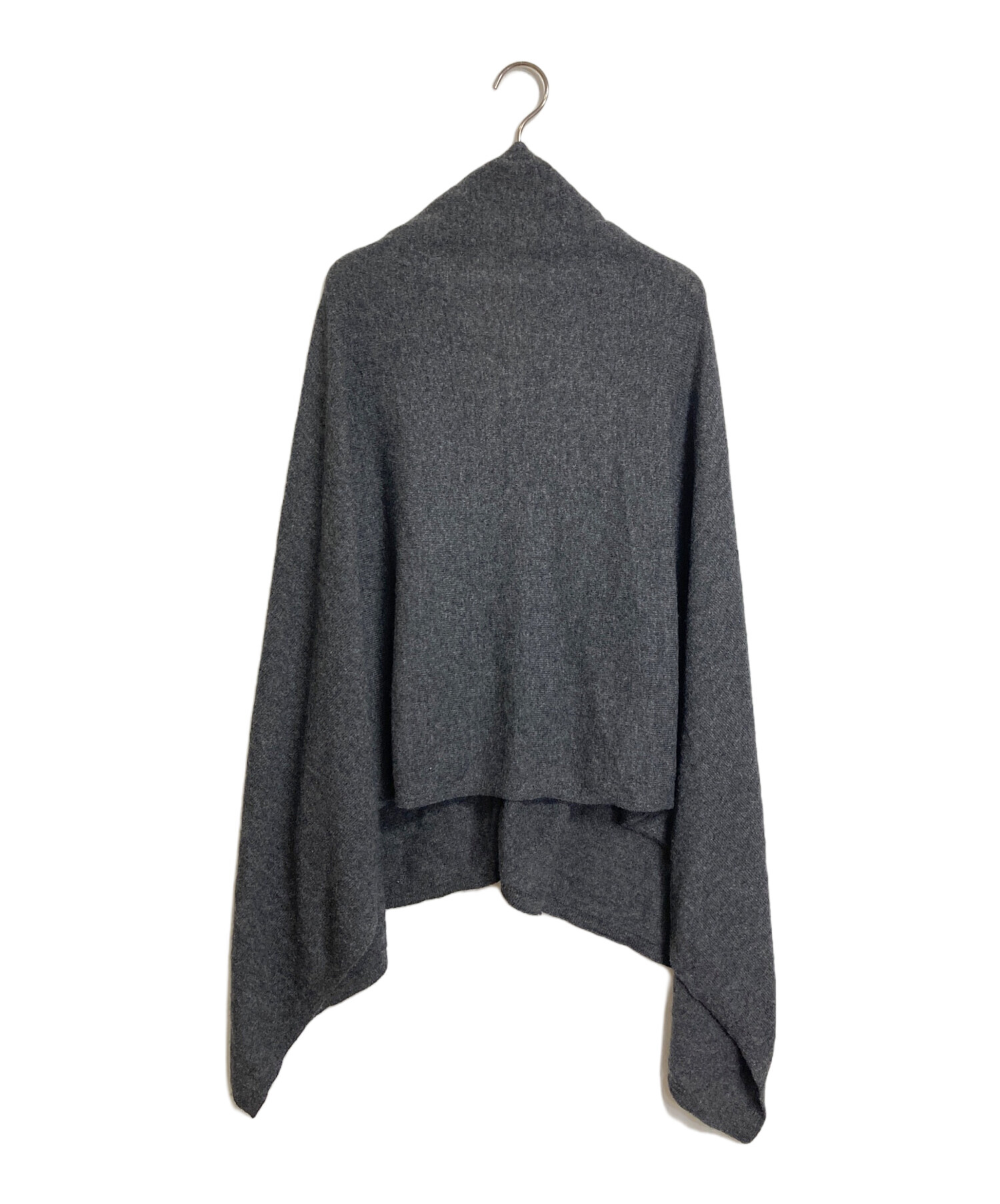 【美品】メゾンドソイル　カシミヤプレーンポンチョ　アシンメトリー　近年モデル 中古・古着通販】maison de soil (メゾンドソイル) カーディガン