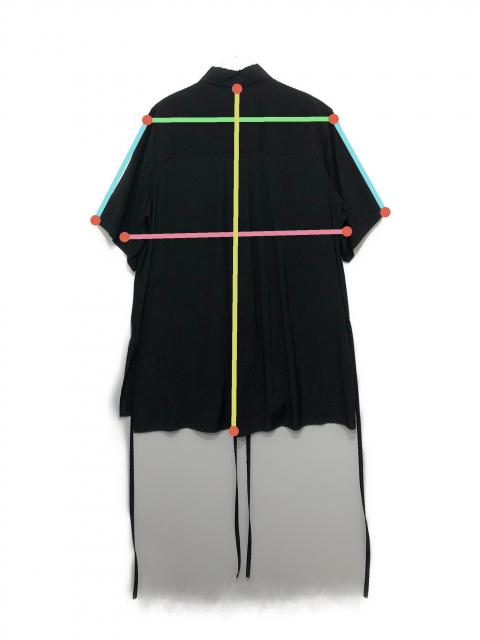 W*q様 良品【ソウシオオツキ】キモノブレスト ポロシャツ SOSHI OTSU SOSHIOTSUKI(ソウシオオツキ)のTHE KIMONO BREASTED SHIRTの通販