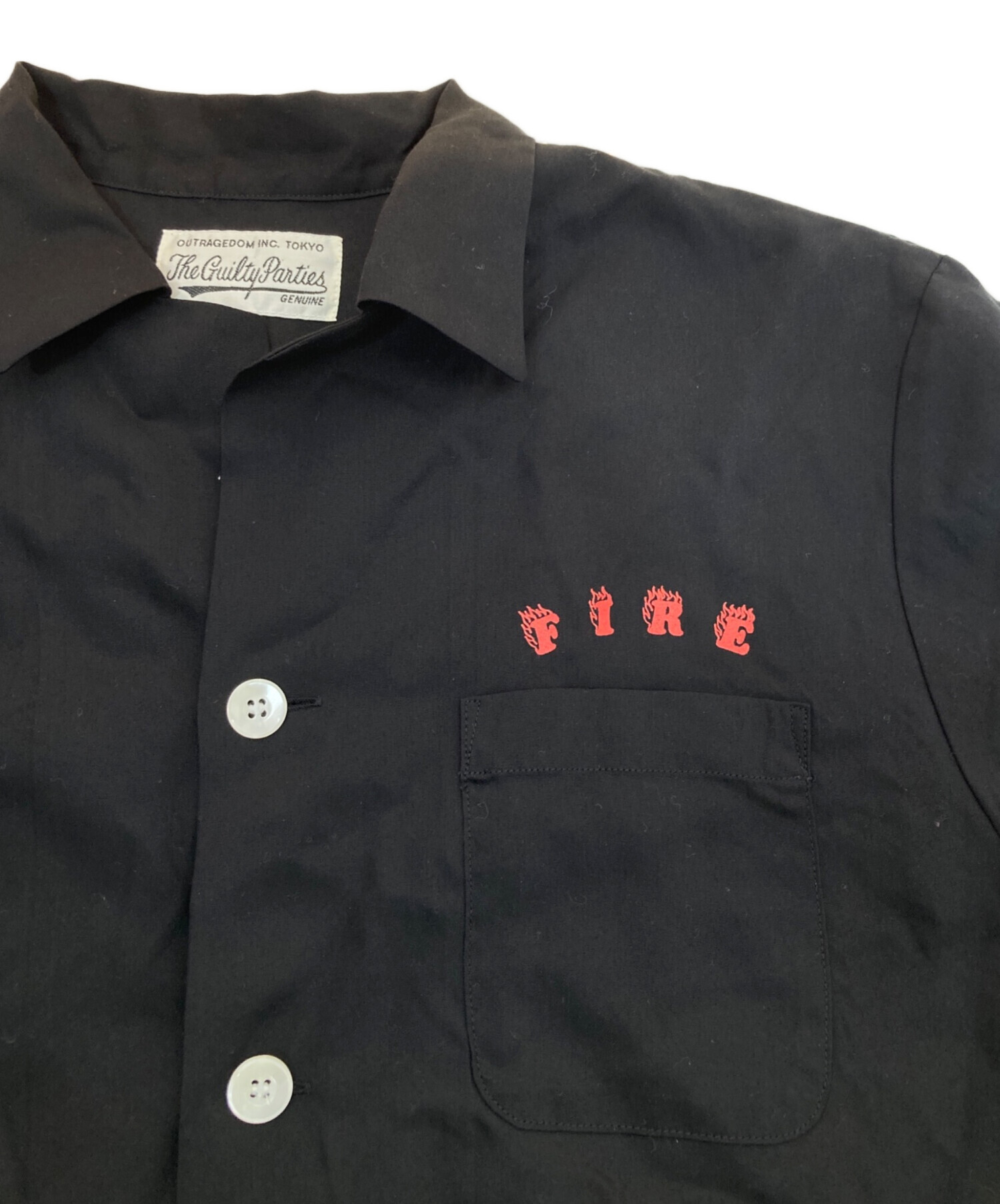 中古・古着通販】WACKO MARIA (ワコマリア) FIREプリントオープン