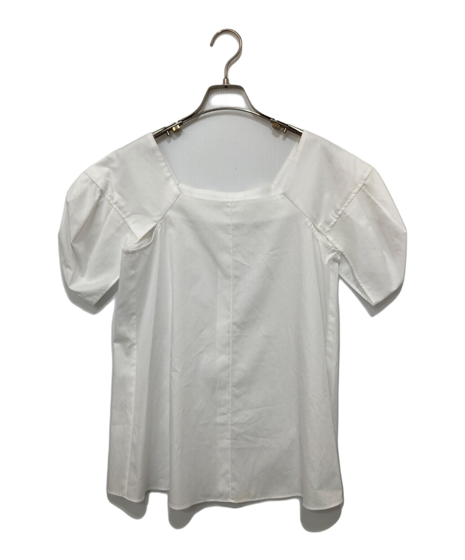 中古・古着通販】cygne (シーニュ) ボールスクエアトップス ホワイト