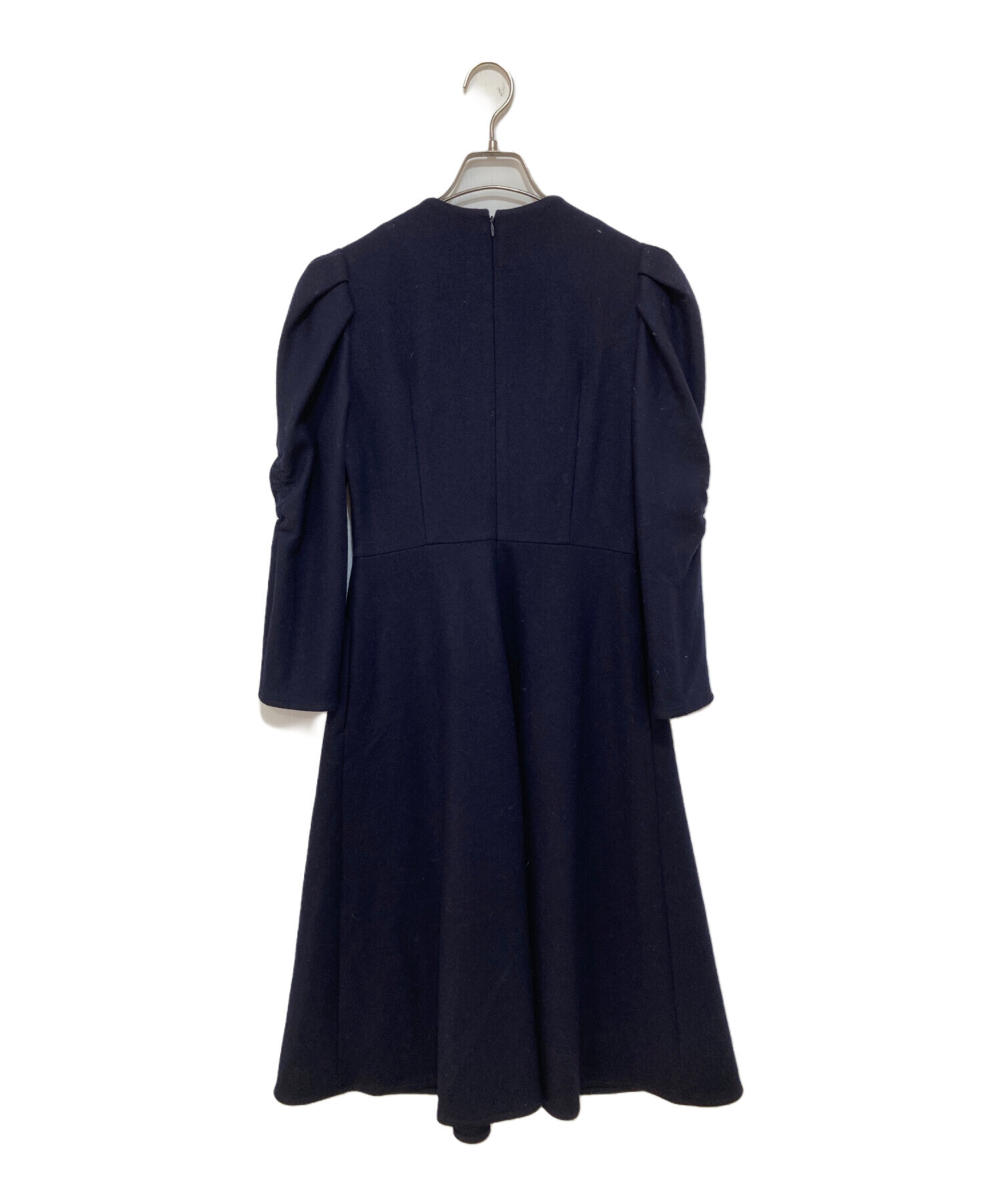 ボーダーズアットバルコニー　デニムフリルドレス ボーダーズアットバルコニーデニムフリルドレス