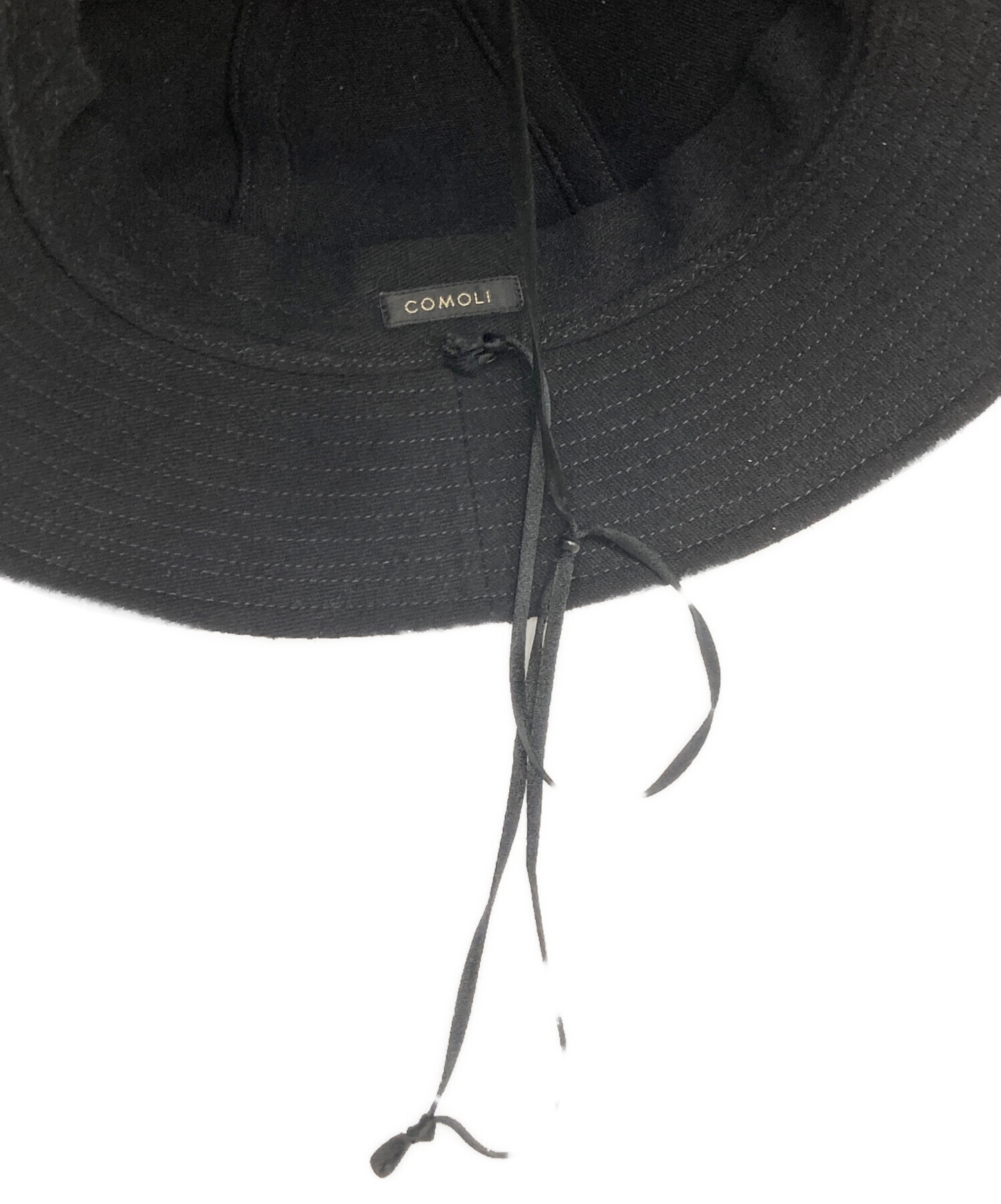 中古・古着通販】COMOLI (コモリ) シルクネップハット ブラック