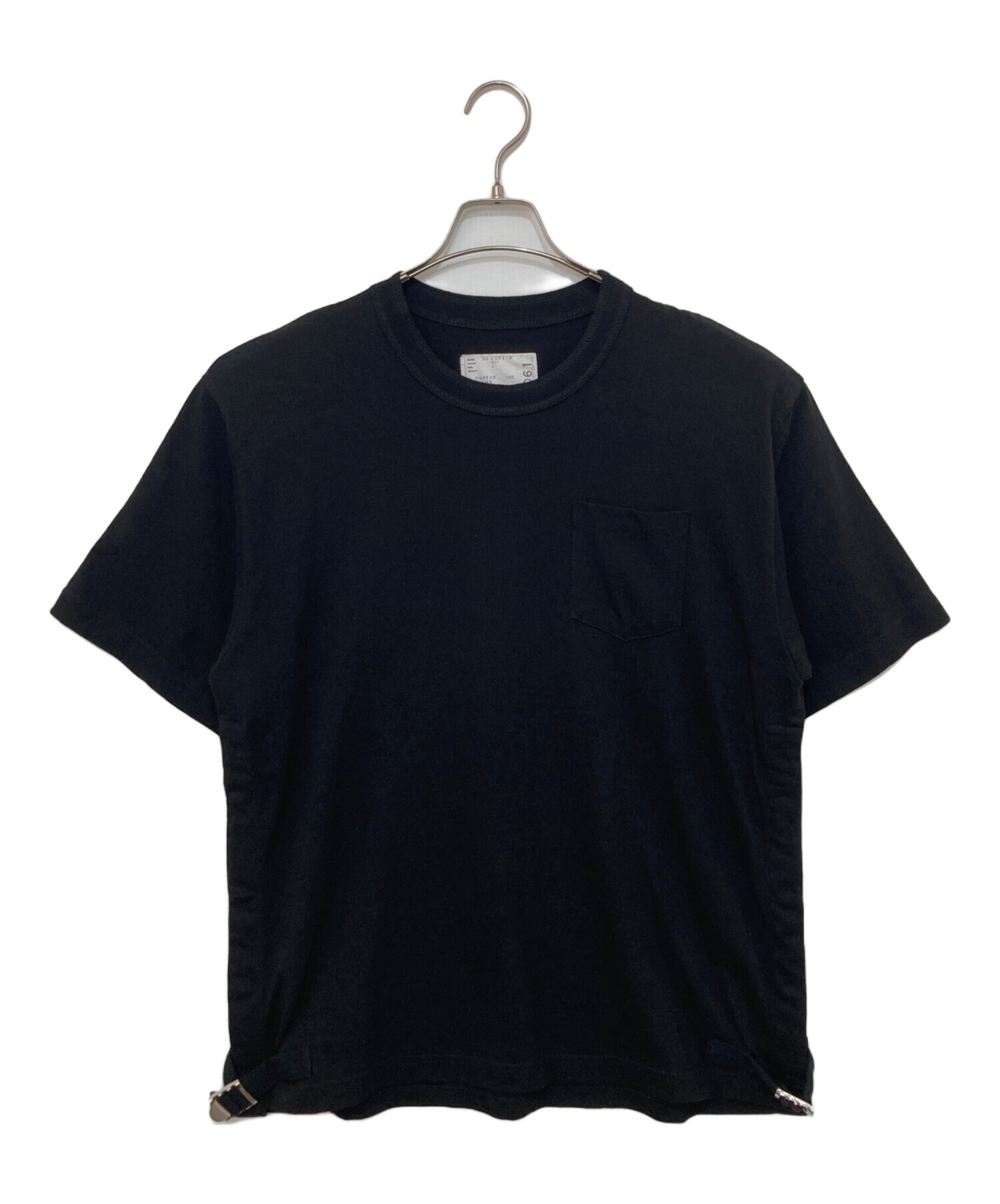 中古・古着通販】sacai (サカイ) Cotton Jersey T-shirt ブラック 
