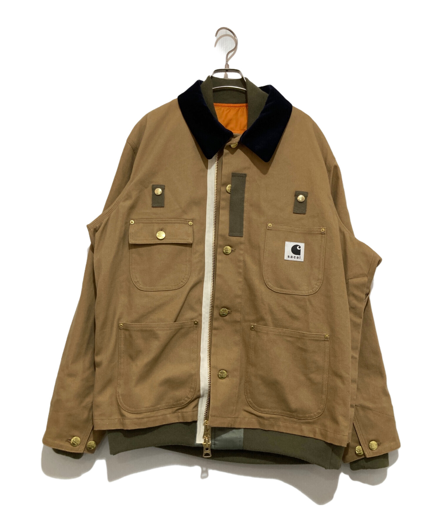 中古・古着通販】sacai (サカイ) CarHartt (カーハート) Canvas MA-1 