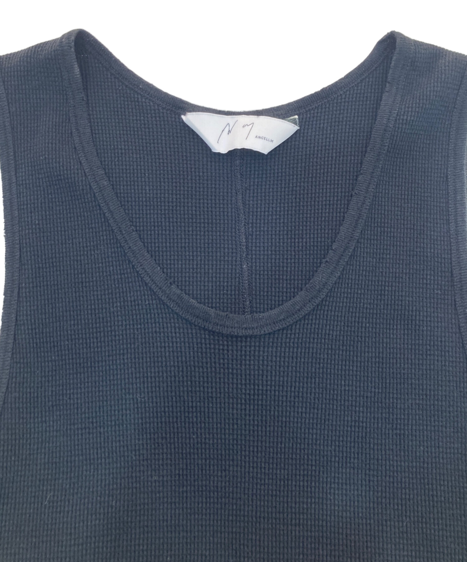 中古・古着通販】ANCELLM (アンセルム) DAMAGE WAFFLE TANK TOP
