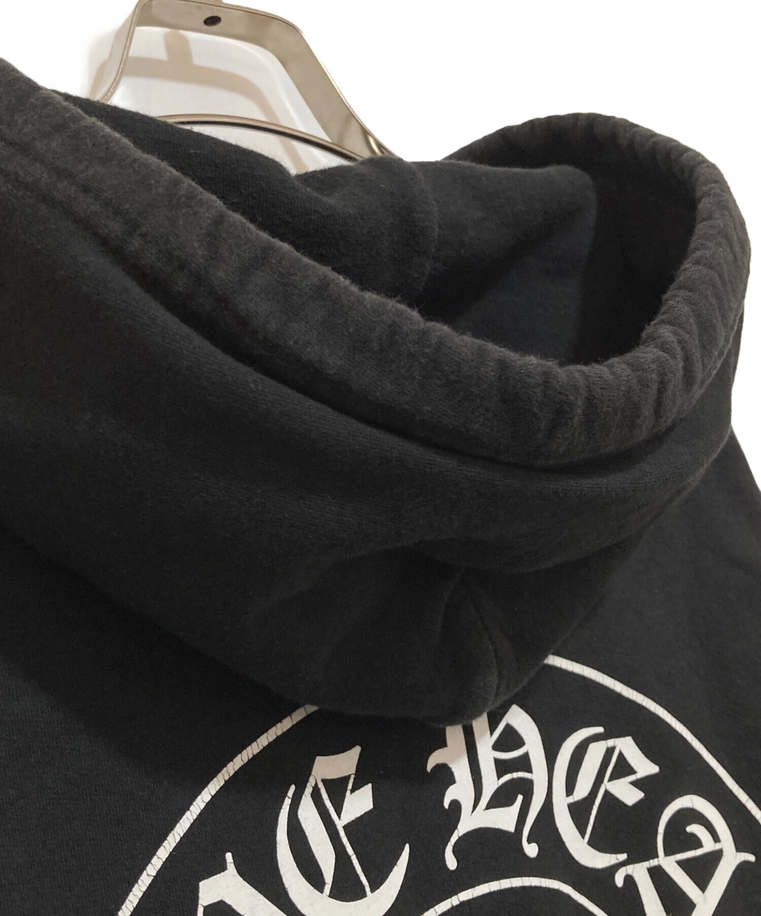 クロムハーツ 　ホースシュープリント　ガーメンツ　ガーメント CHROME HEARTS Back Horseshoe Print Ringer Tee Size M クロムハーツ