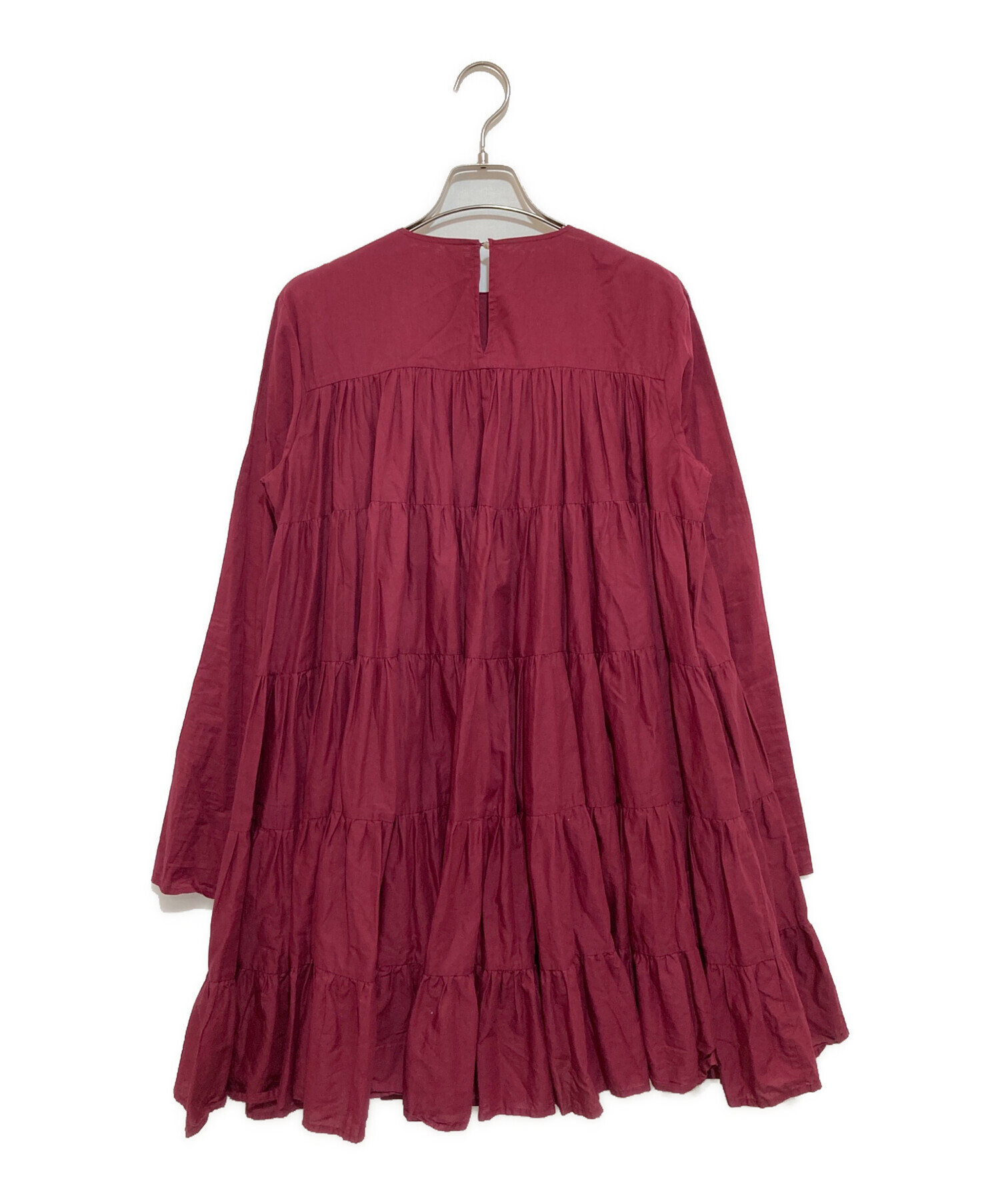 中古・古着通販】merlette (マーレット) SOLIMANワンピース レッド