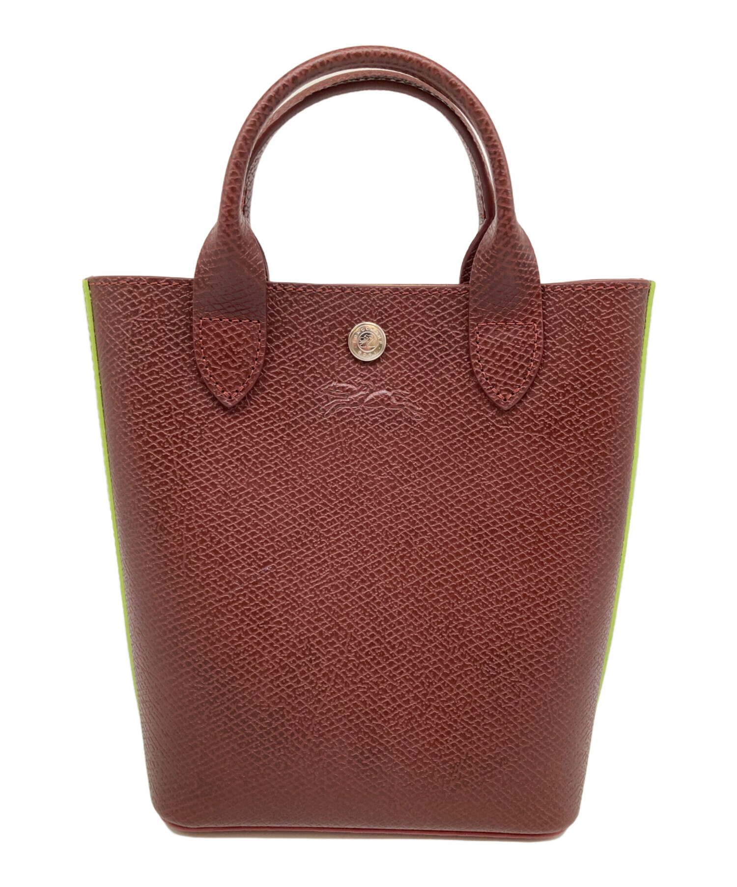 中古・古着通販】LONGCHAMP (ロンシャン) HFH ハンドバック レッド 