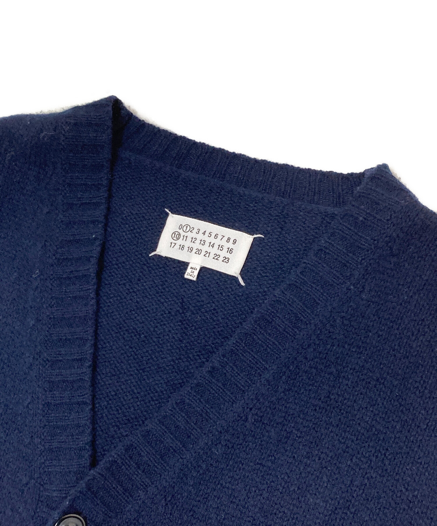 トップス Maison Margiela 15SS Panelled Cardigan-M MAISON MARGIELA(メゾンマルジェラ) 15SS rayon wool cardigan