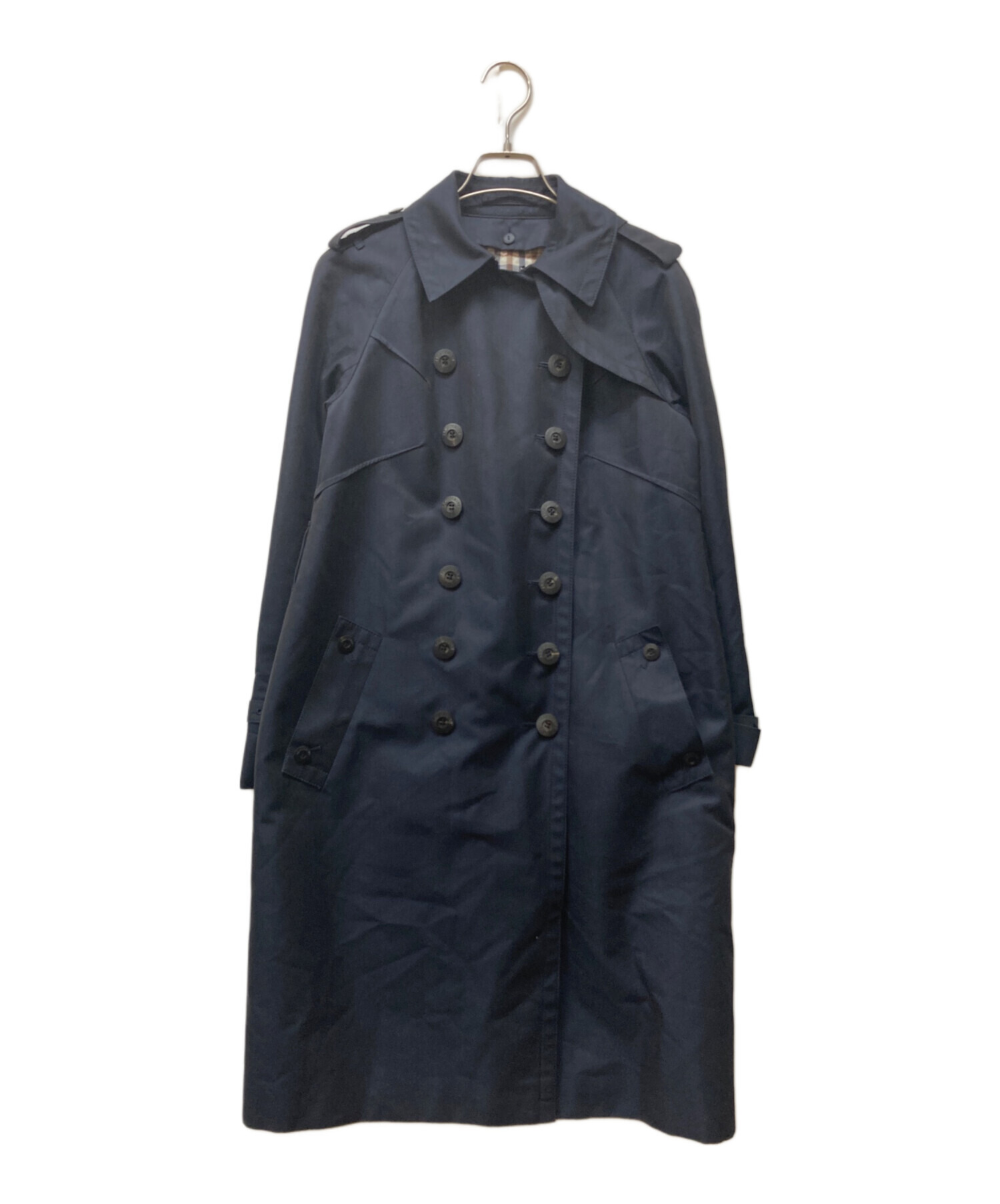 Aquascutum crafted in england アクアスキュータム カシミヤ100% 英国