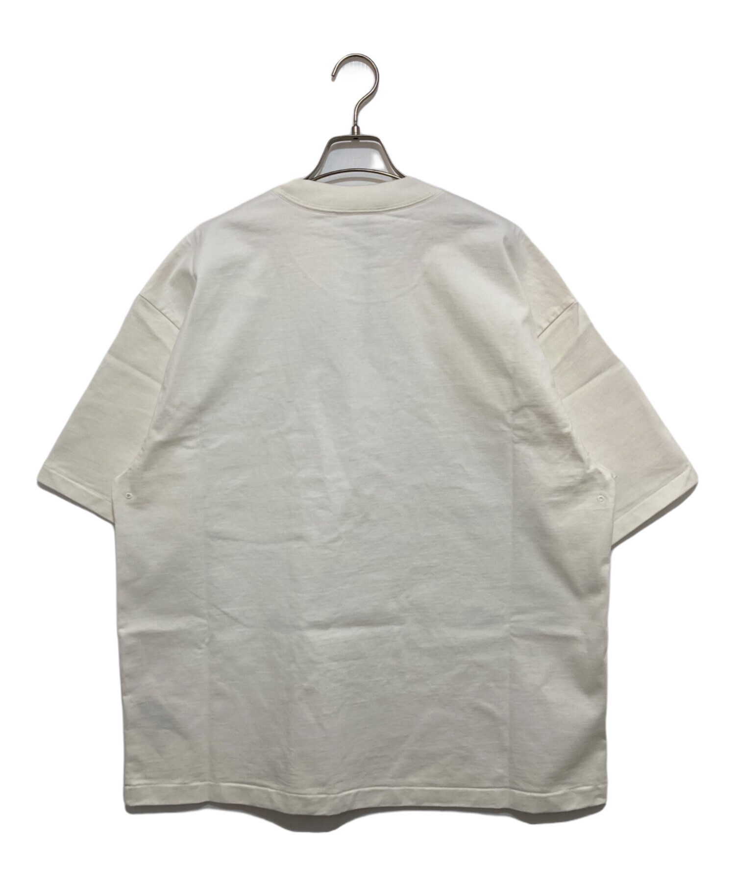 中古・古着通販】AURALEE (オーラリー) STAND-UP TEE ホワイト サイズ 